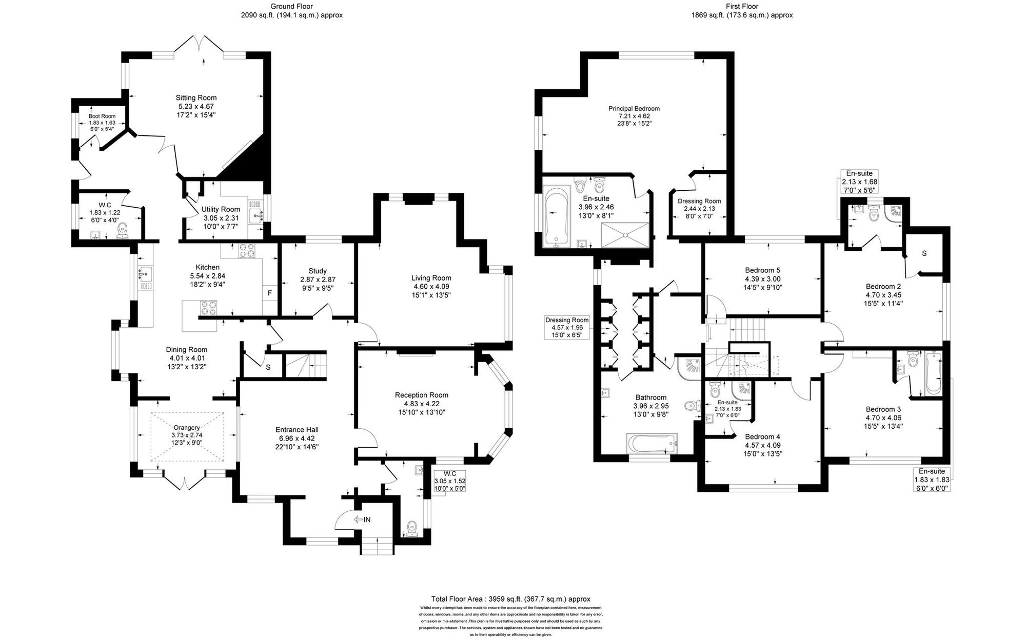 5 bed detached house for sale in Chatsworth Road, Manchester - Property floorplan