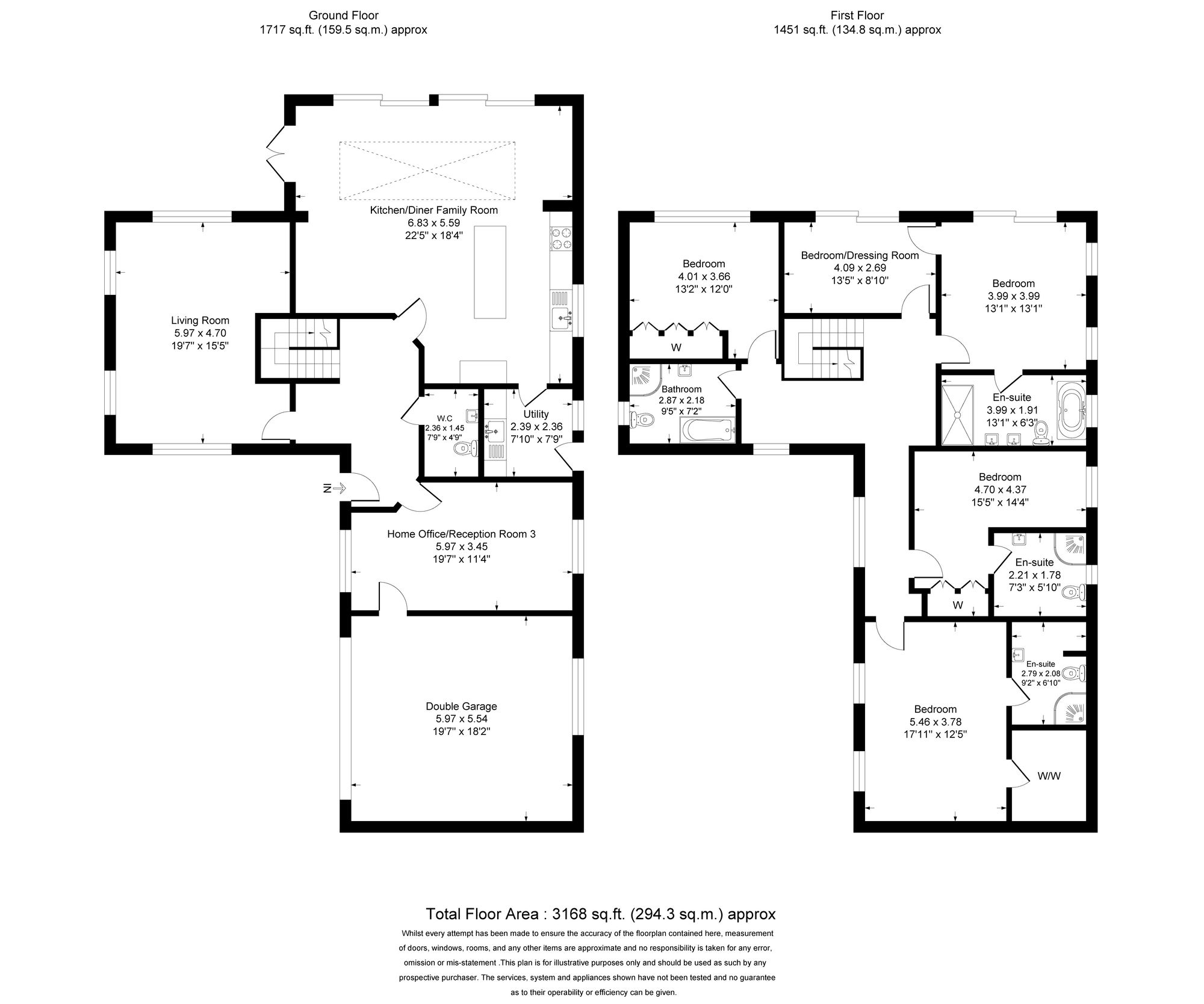 5 bed detached house for sale in Bentley Meadows, Bury - Property floorplan