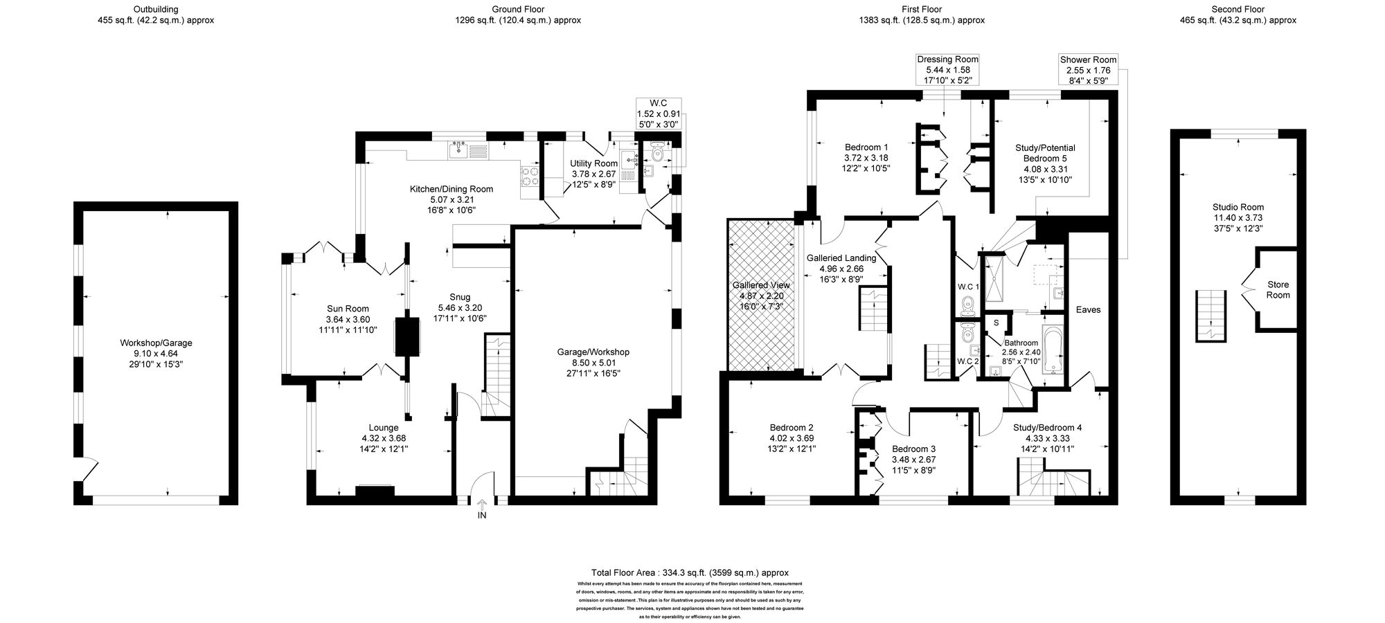 4 bed detached house for sale in Holly Tree Close, Rossendale - Property floorplan