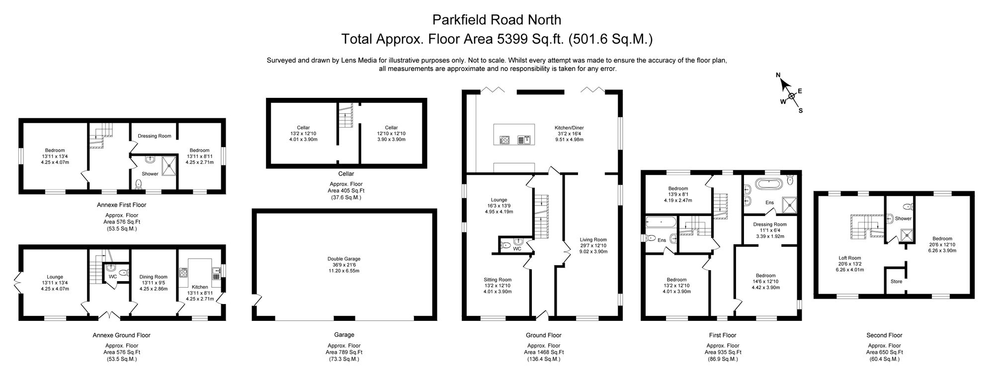 4 bed detached house for sale in Parkfield Road North, Manchester - Property floorplan