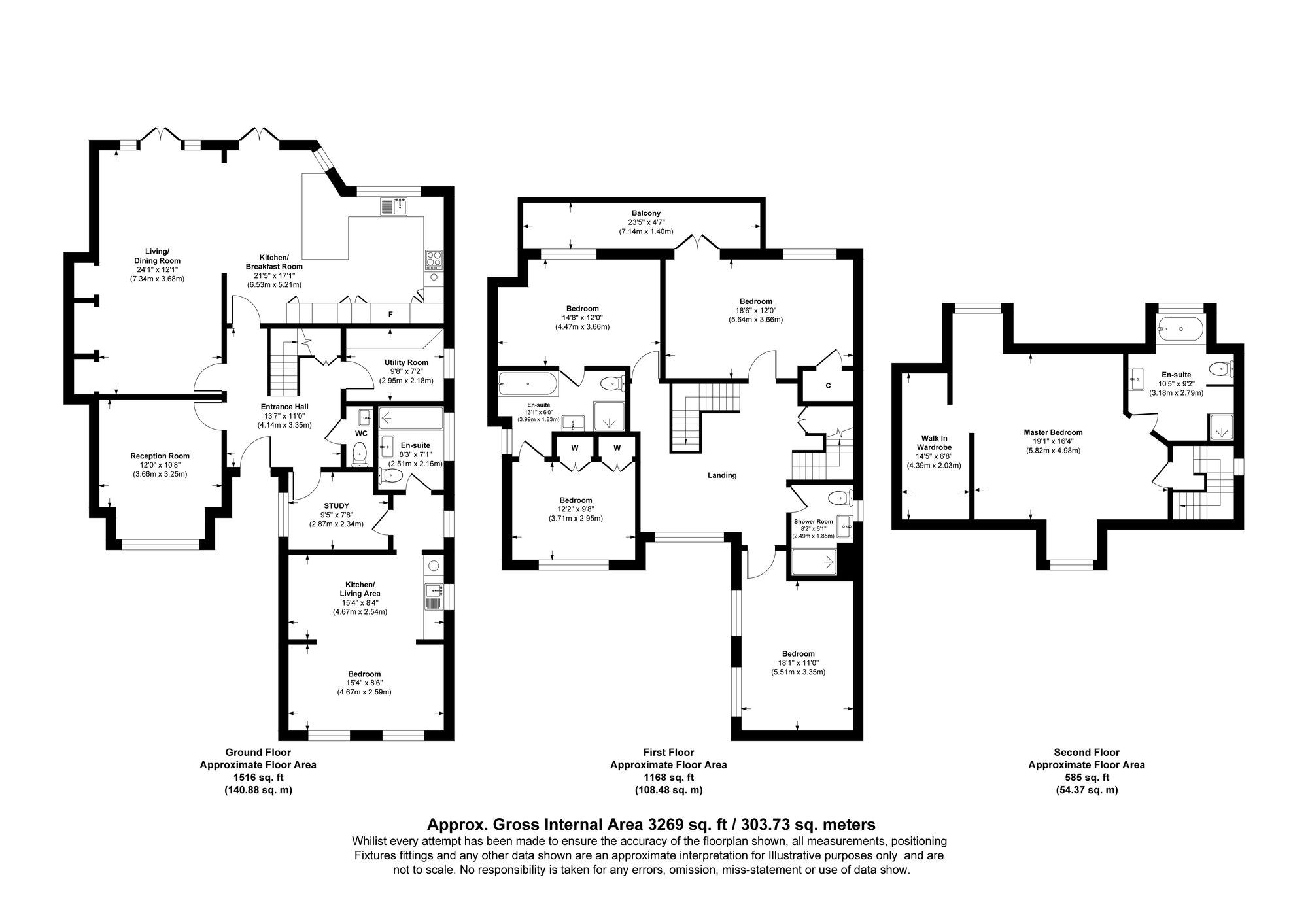 6 bed detached house for sale in The Keep, Bolton - Property floorplan