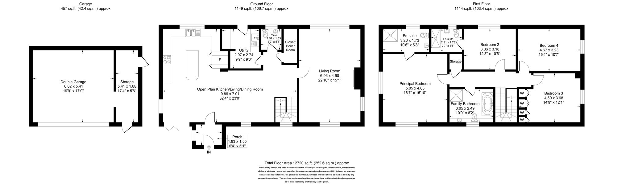 4 bed detached house for sale in Cowpe Road, Rossendale - Property floorplan