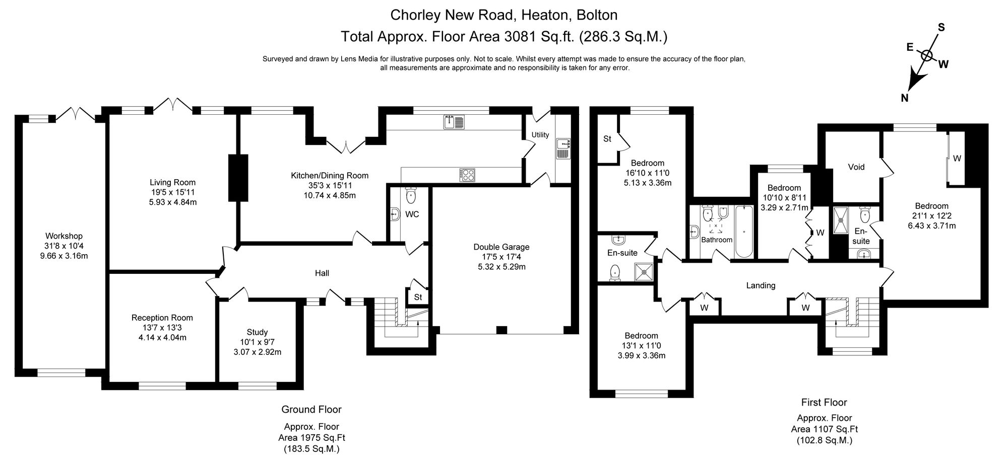 4 bed detached house for sale in Chorley New Road, Bolton - Property floorplan