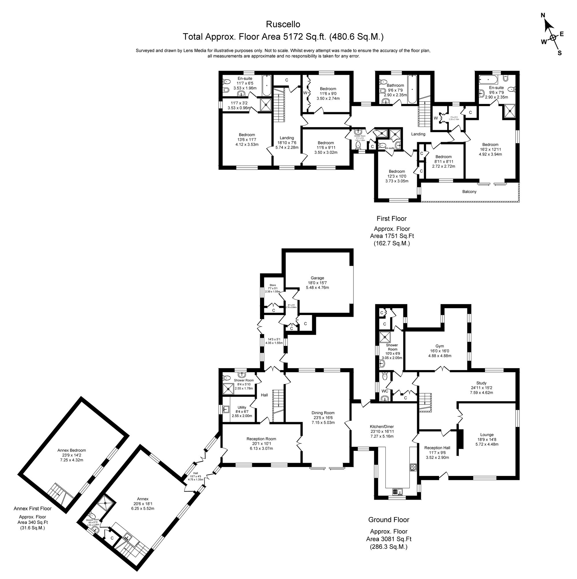 7 bed detached house for sale in Chorley New Road, Bolton - Property floorplan