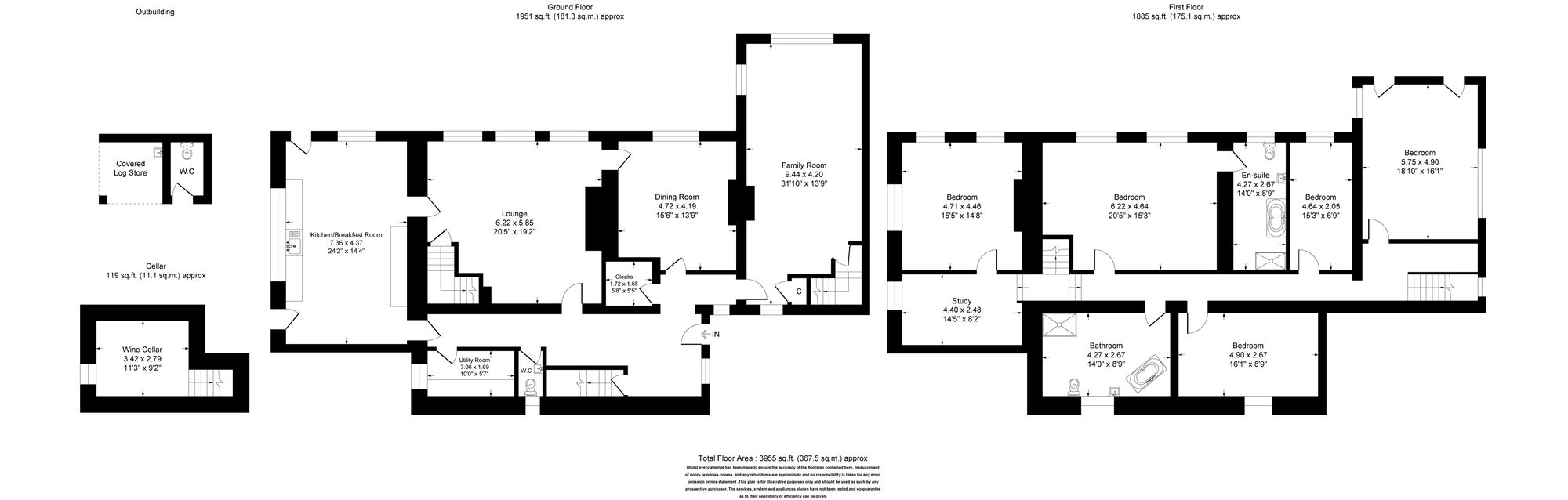 5 bed detached house for sale in Heightside Lane, Rossendale - Property floorplan