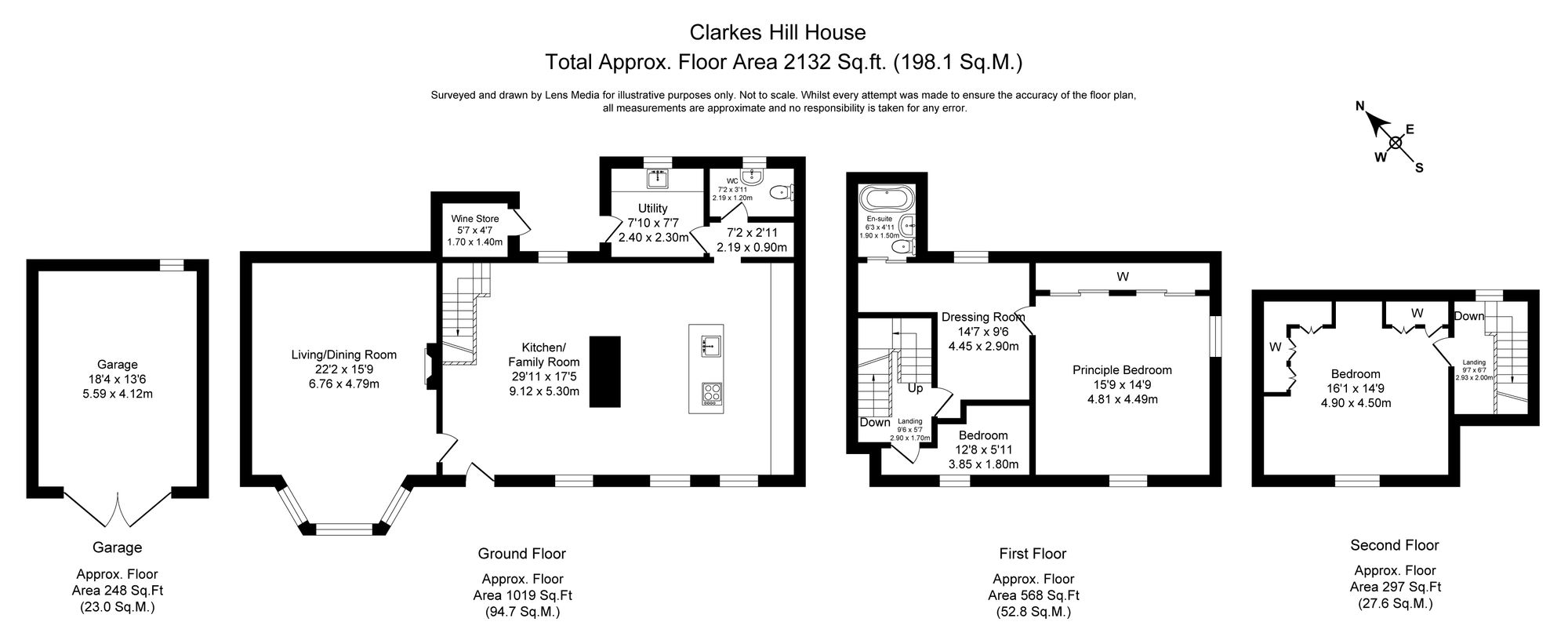 3 bed for sale in Clarkes Hill, Manchester - Property floorplan