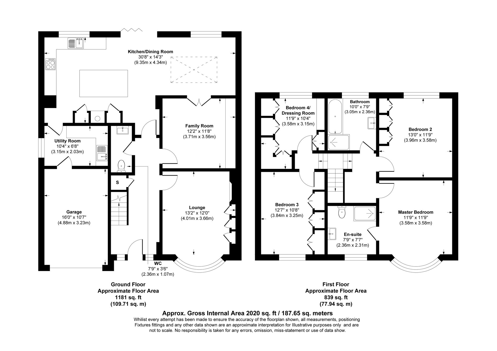 4 bed detached house for sale in Old Hall Road, Manchester - Property floorplan