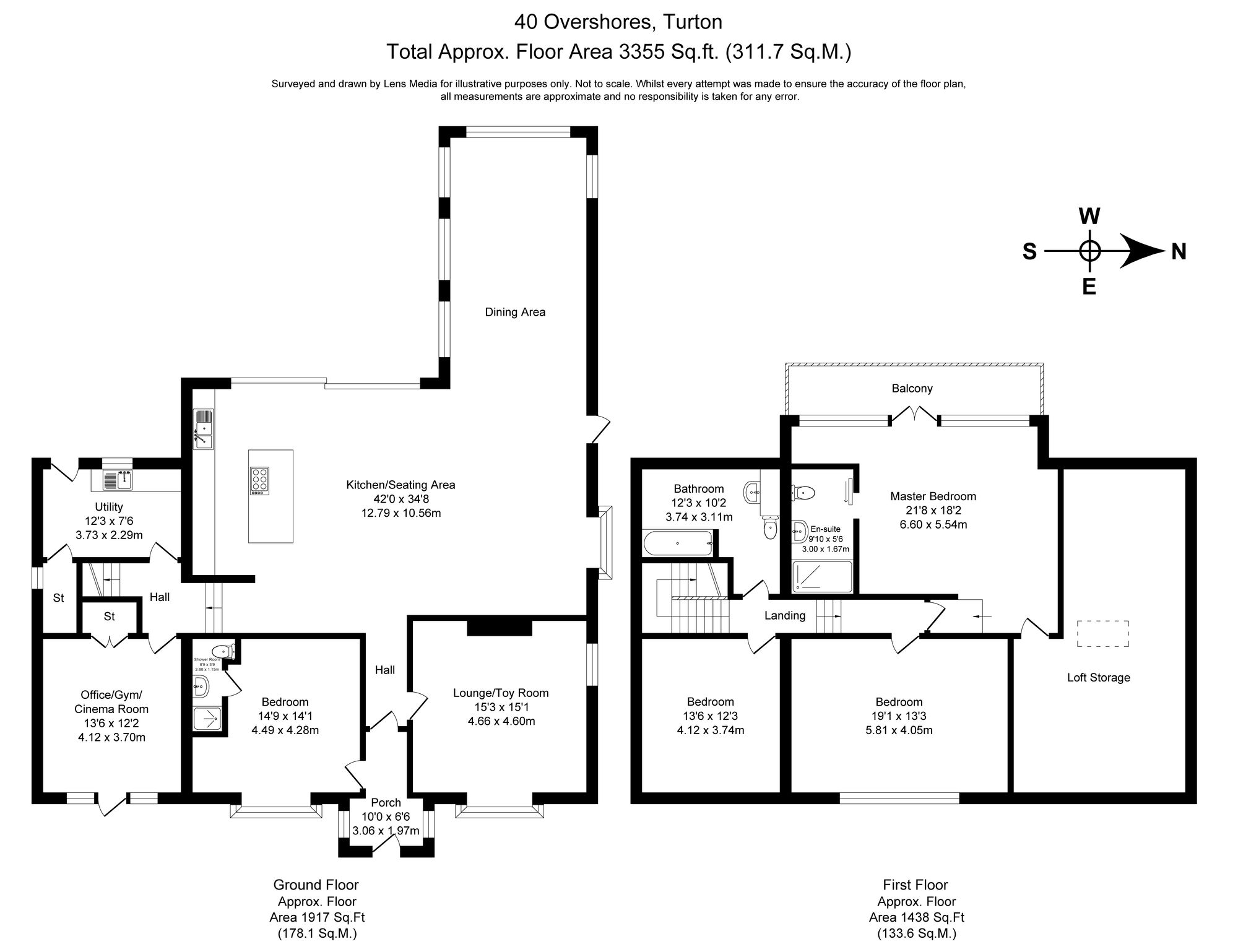 4 bed detached house for sale in Overshores Road, Bolton - Property floorplan