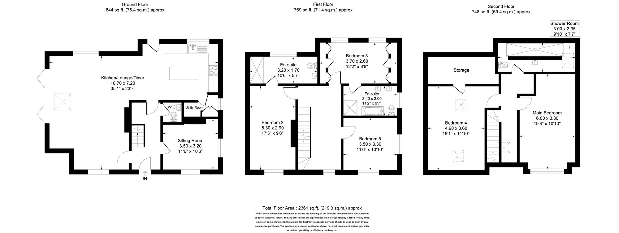 5 bed house for sale in Belfry View, Manchester - Property floorplan