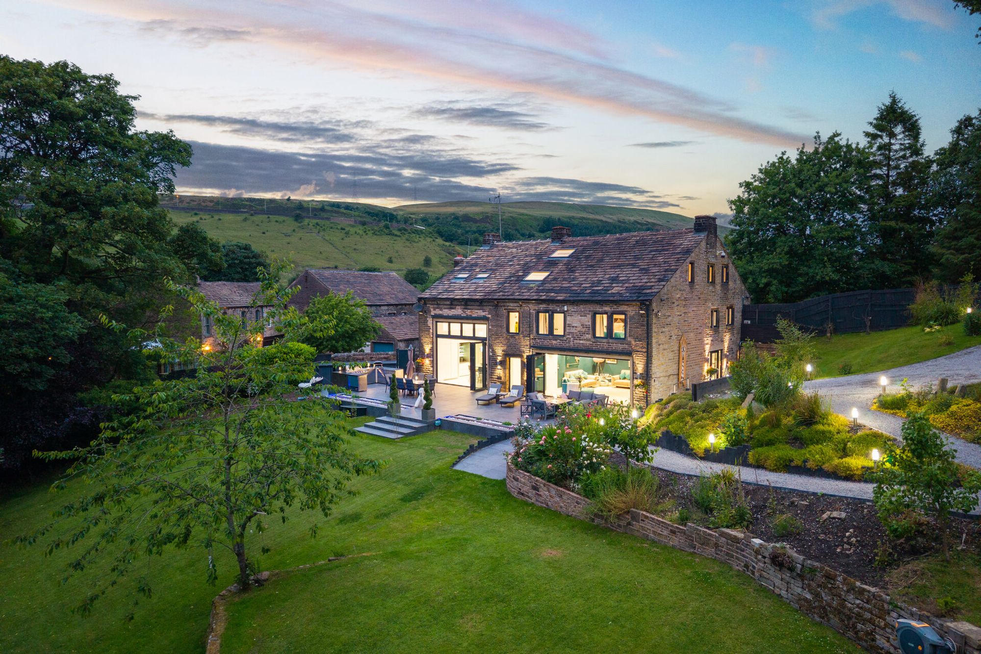 5 bed detached house for sale in New Barn, Saddleworth, OL3