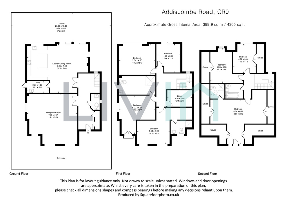 7 bed detached house for sale in Addiscombe Road, Croydon - Property floorplan