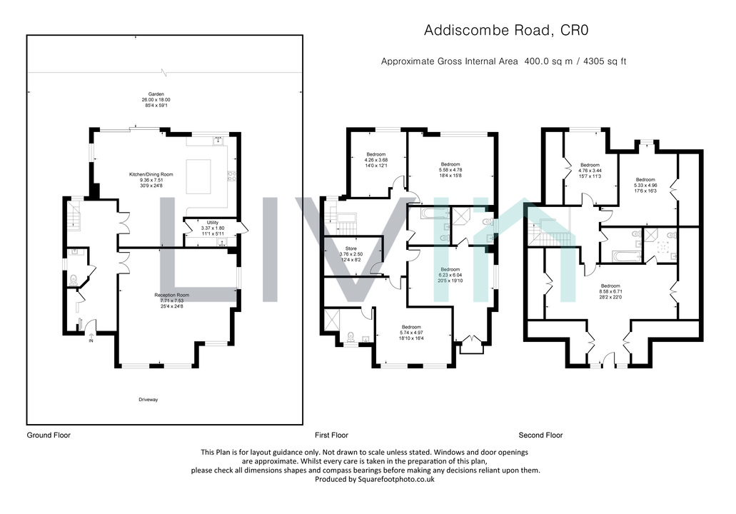 7 bed detached house for sale in Addiscombe Road, Croydon - Property floorplan