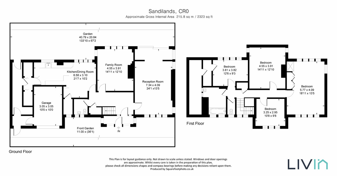 4 bed detached house for sale in Sandilands, Croydon - Property floorplan