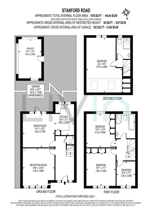 4 bed house for sale in Stanford Road, London - Property floorplan