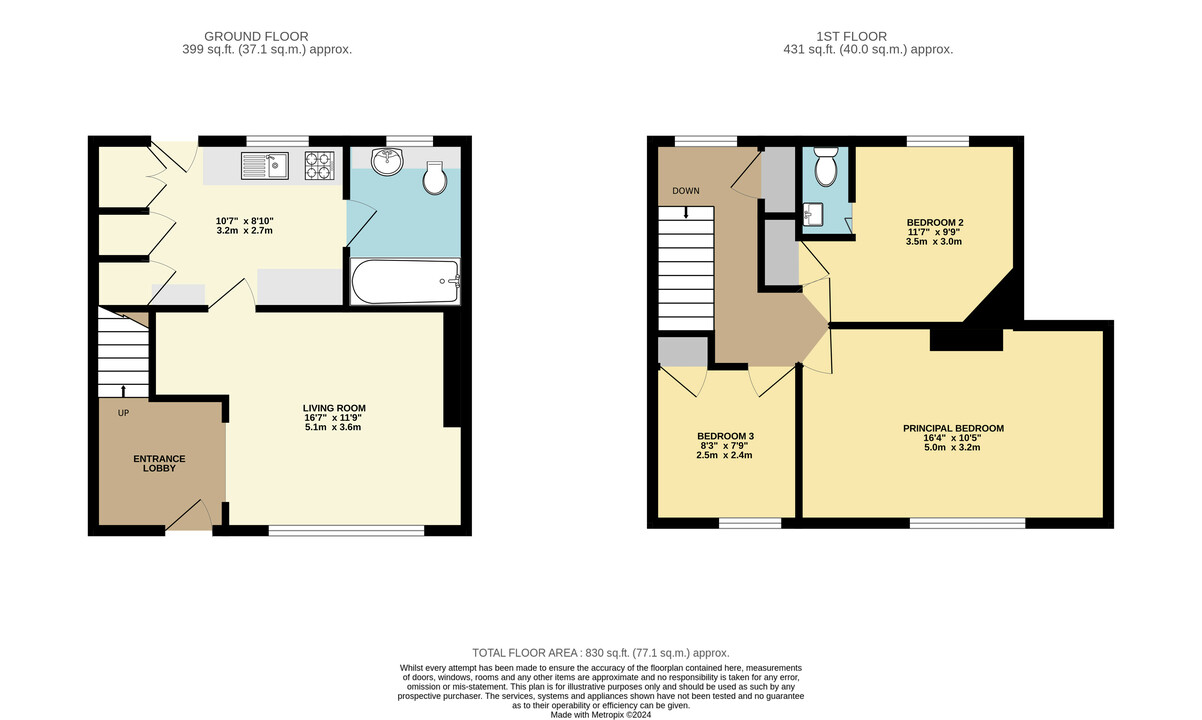 3 bed terraced house for sale in Longhurst Road, Croydon - Property floorplan