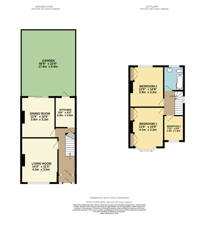 3 bed semi-detached house for sale in Verdayne Avenue, Shirley - Property floorplan