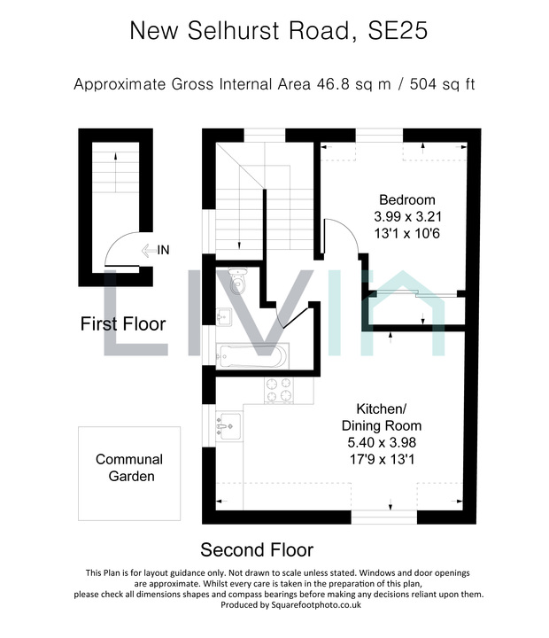 1 bed apartment for sale in Selhurst New Road, London - Property floorplan