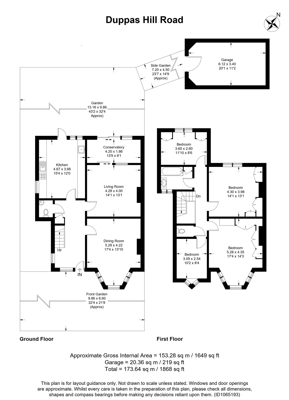 4 bed semi-detached house for sale in Croydon, Croydon - Property floorplan