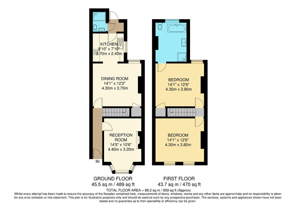 2 bed house for sale in Tanfield Road, Croydon - Property floorplan