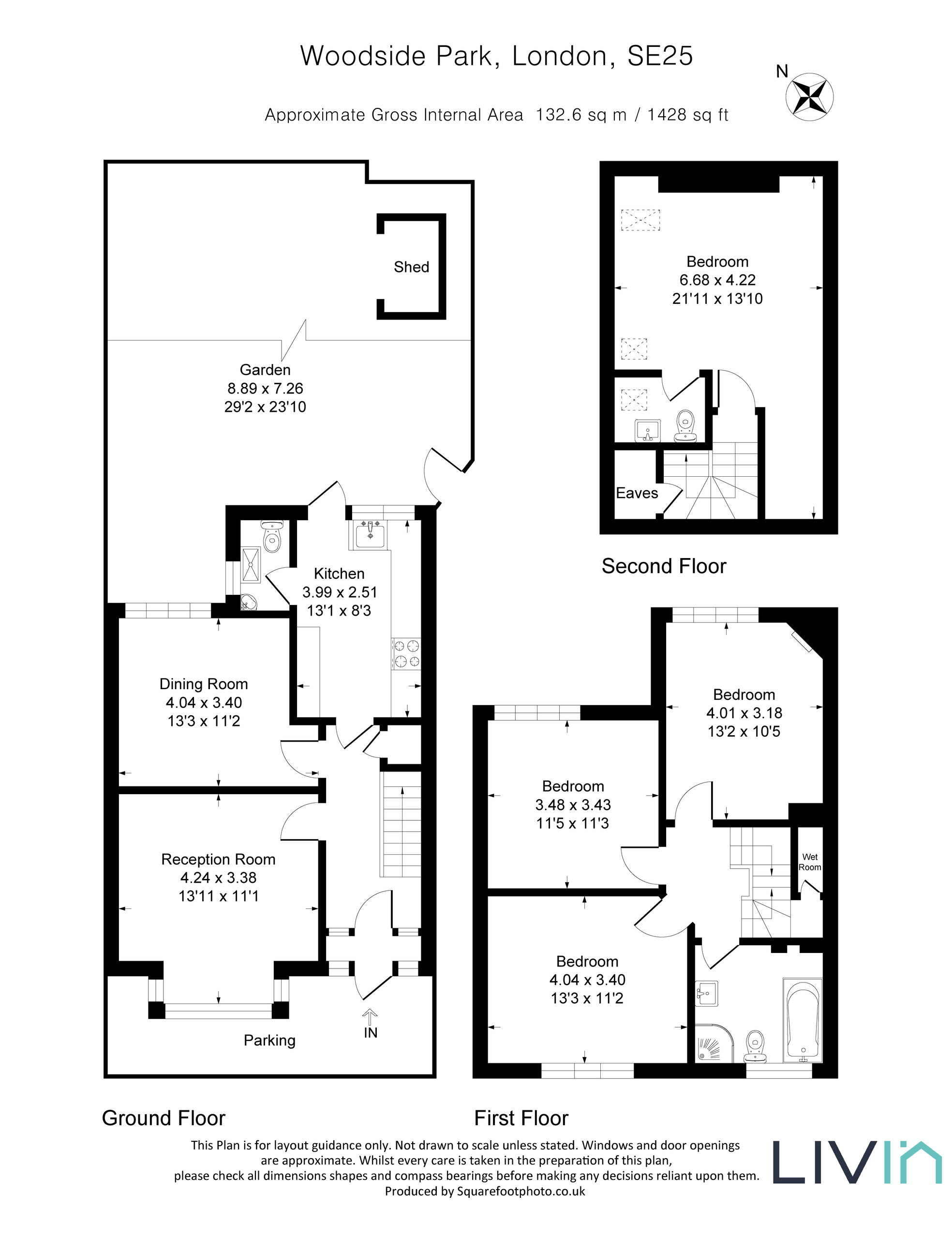 4 bed house for sale in Woodside Park, London - Property floorplan