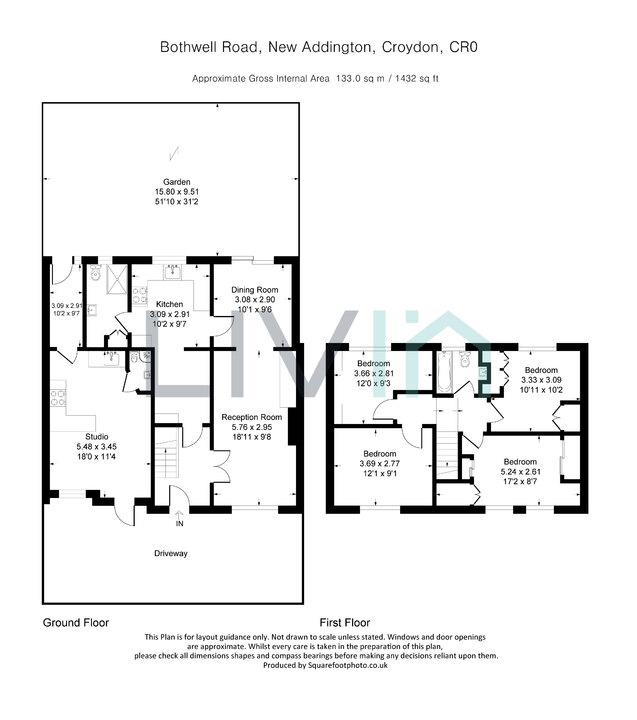 4 bed semi-detached house for sale in Bothwell Road, Croydon - Property floorplan