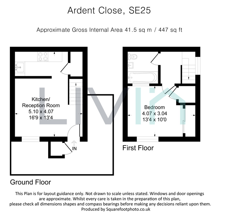 1 bed house for sale in Ardent Close, London - Property floorplan
