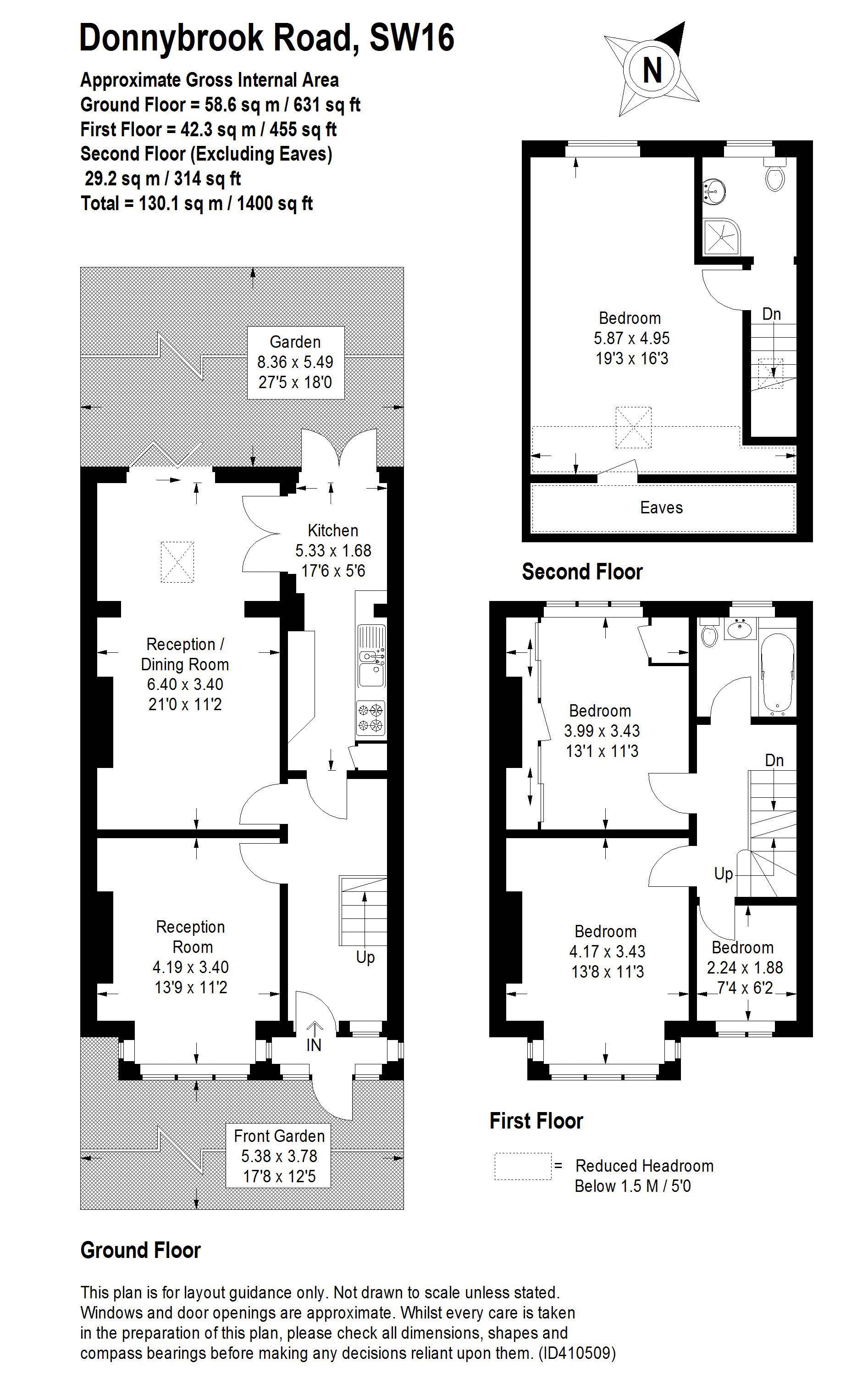 4 bed house for sale in Donnybrook Road, Streatham - Property Floorplan