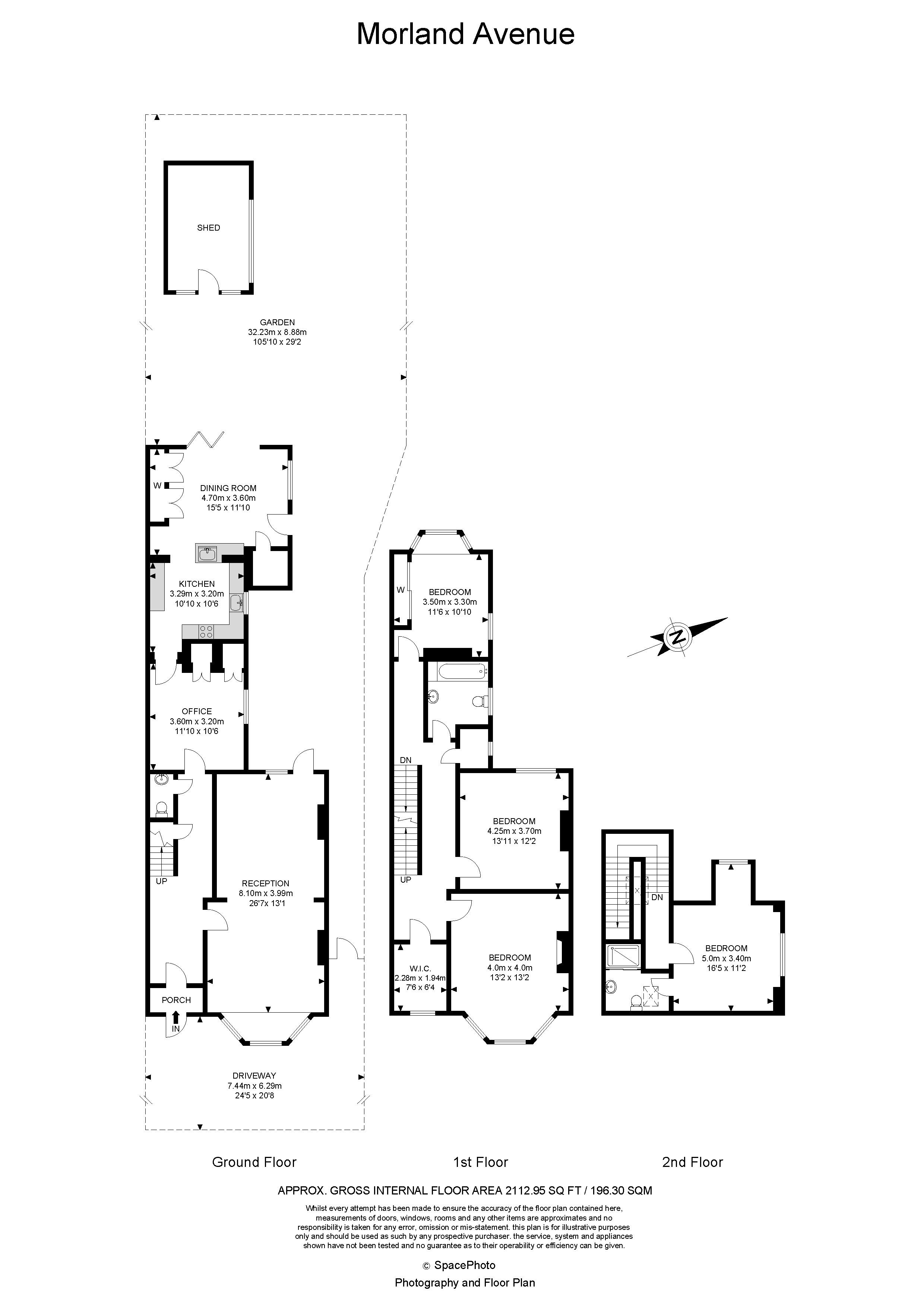 4 bed house for sale in Morland Avenue, Croydon - Property Floorplan