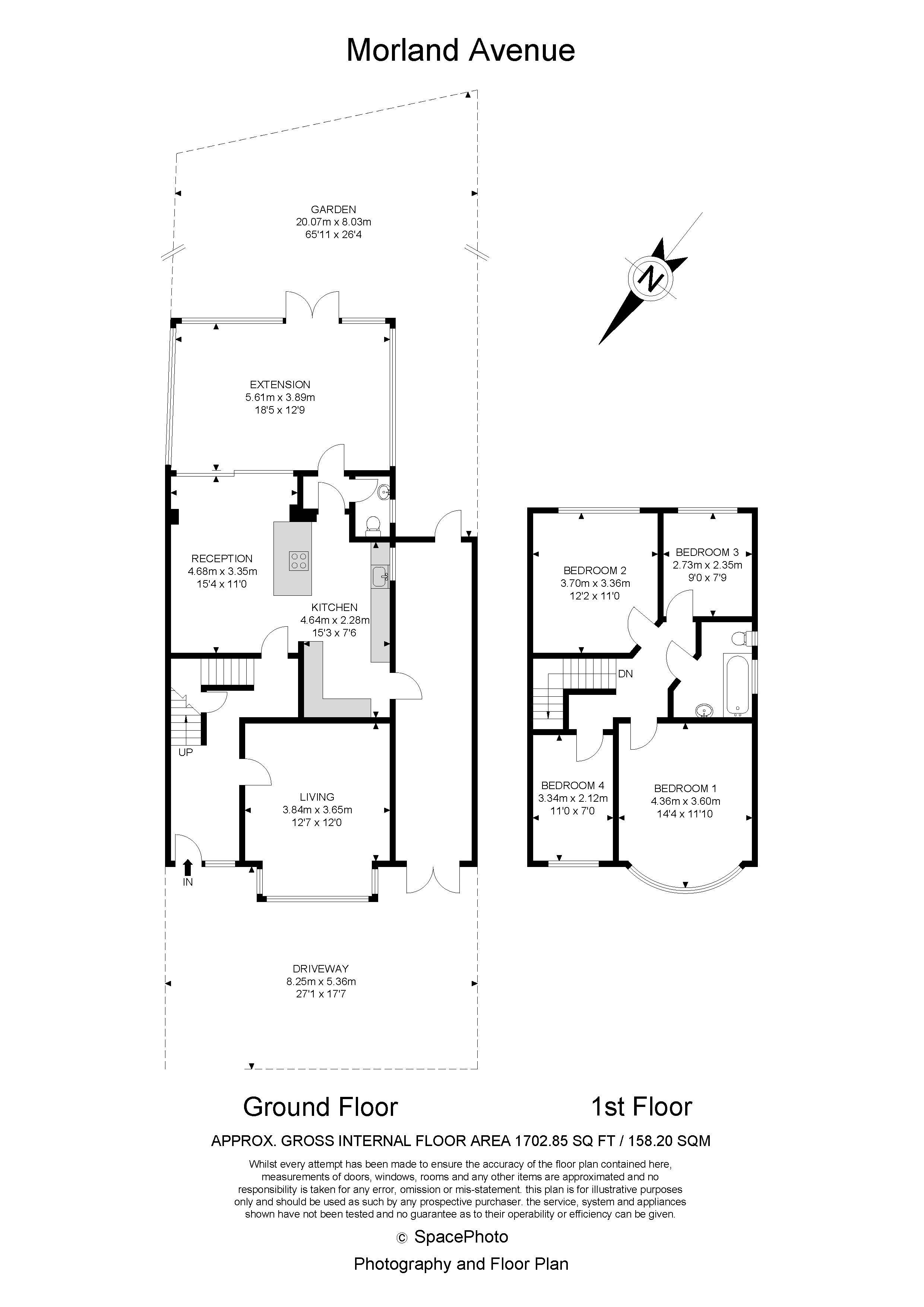 4 bed house to rent in Morland Avenue, Croydon - Property Floorplan
