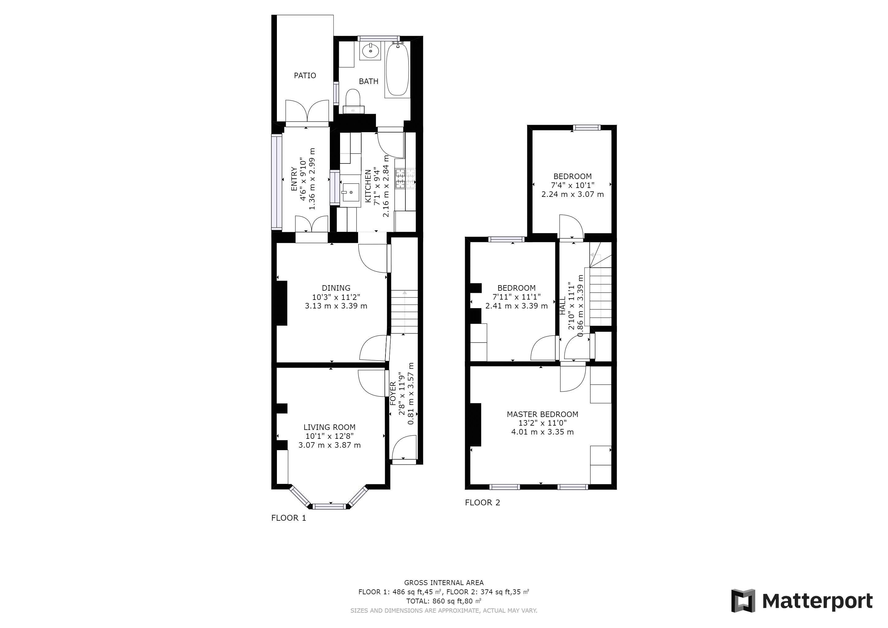 3 bed house for sale in Rymer Road, Croydon - Property Floorplan