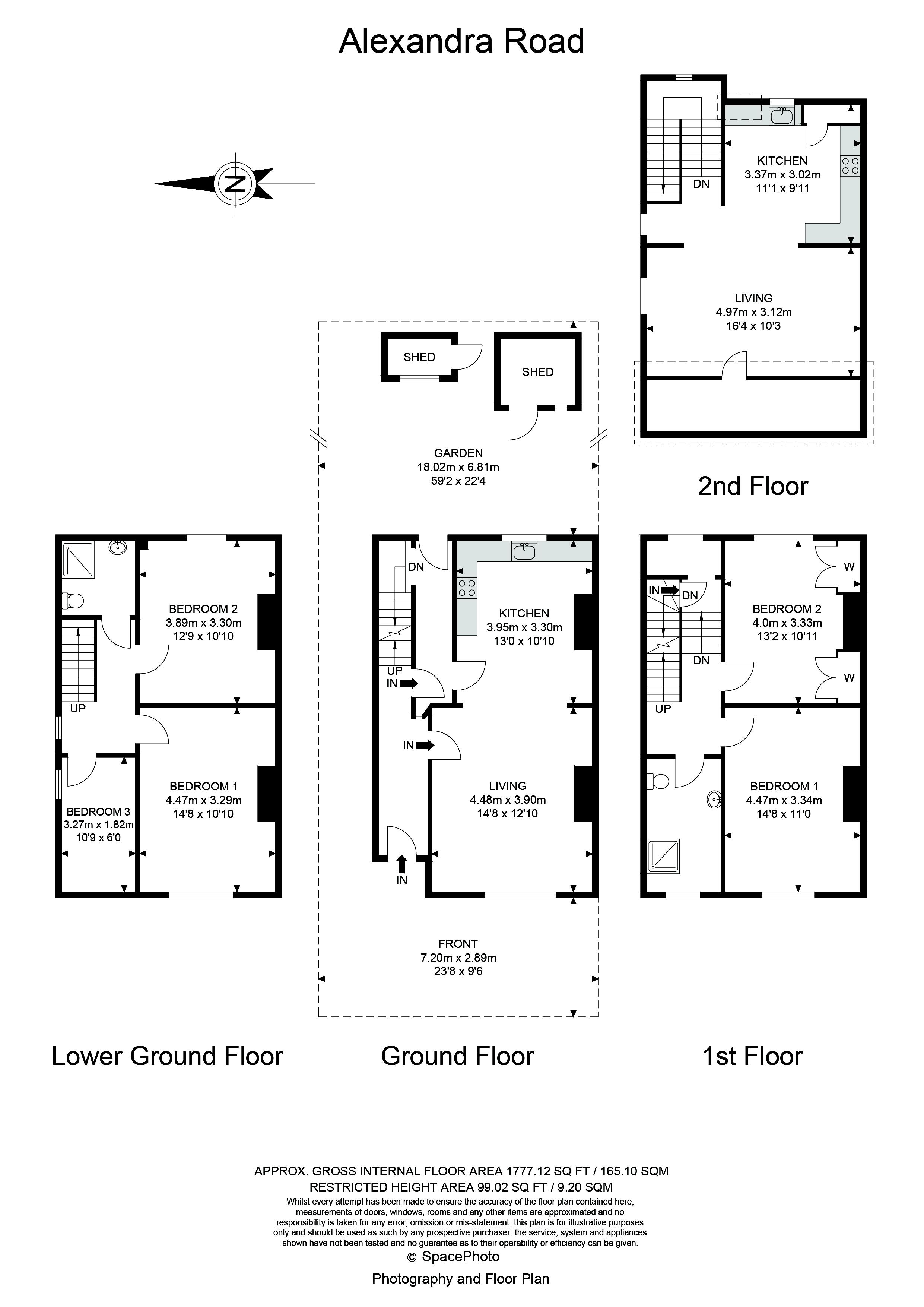 5 bed house for sale in Alexandra Road, Croydon - Property Floorplan