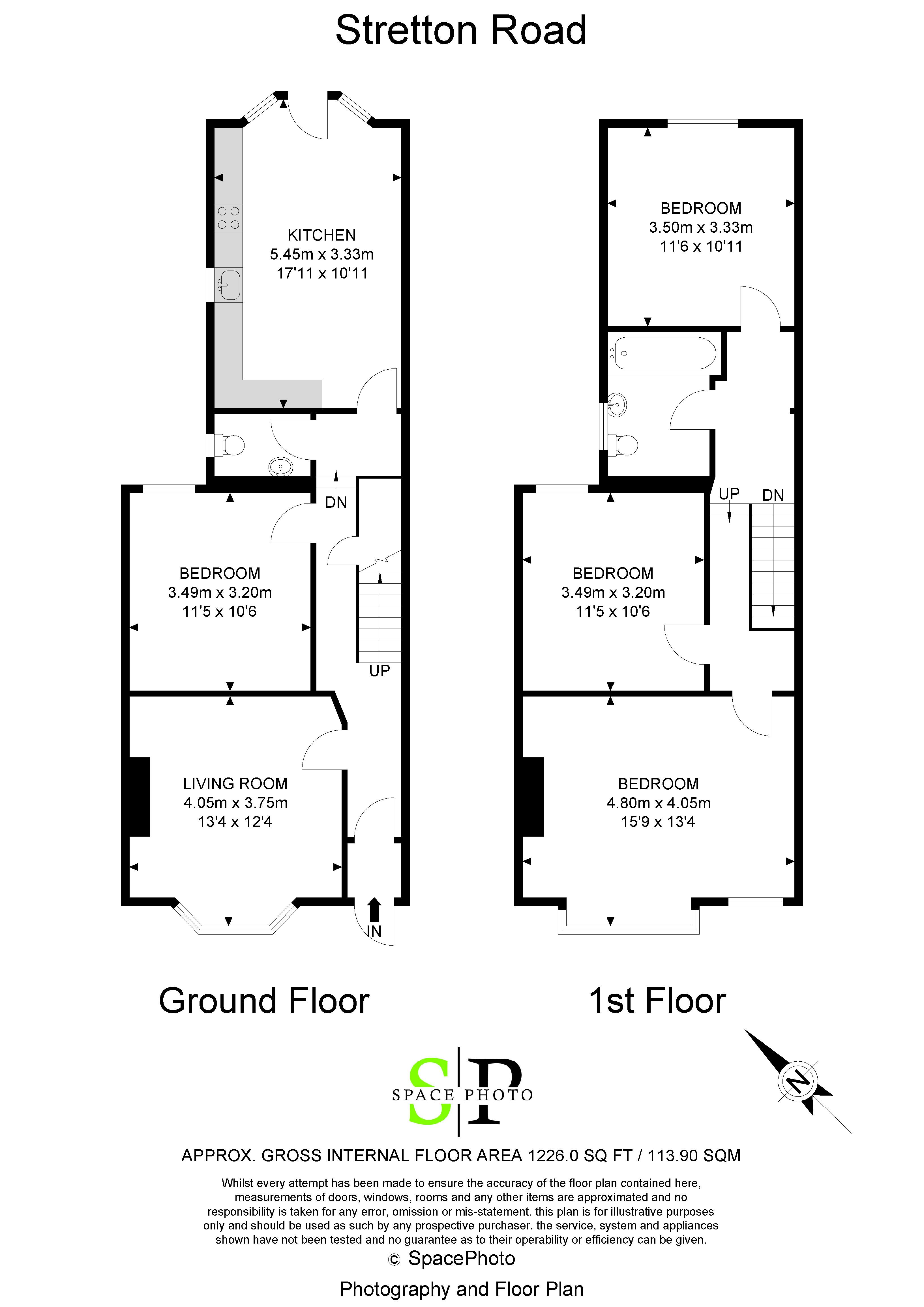 3 bed house for sale in Stretton Road, Croydon - Property Floorplan