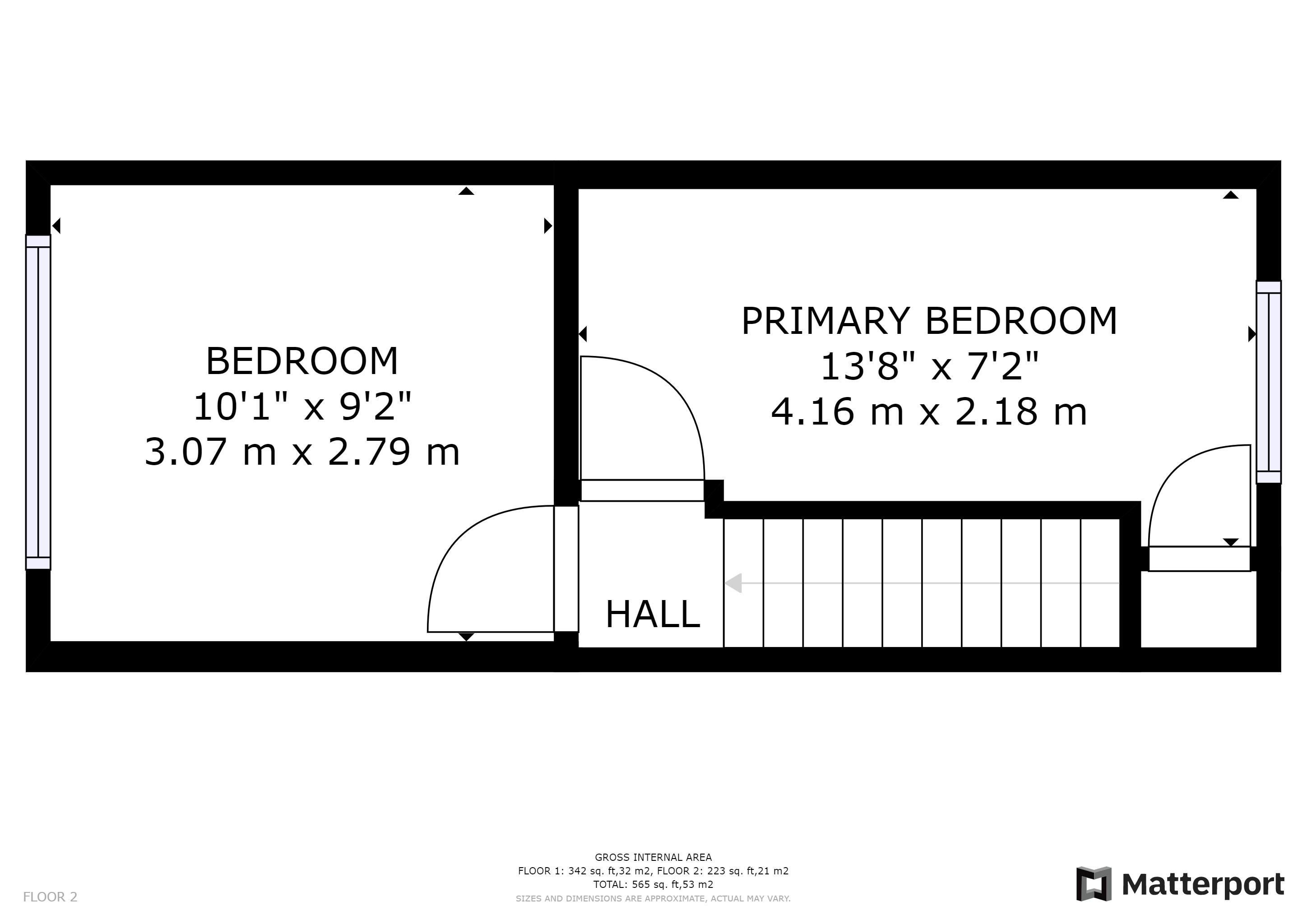 2 bed house to rent in Haling Road, South Croydon - Property Floorplan