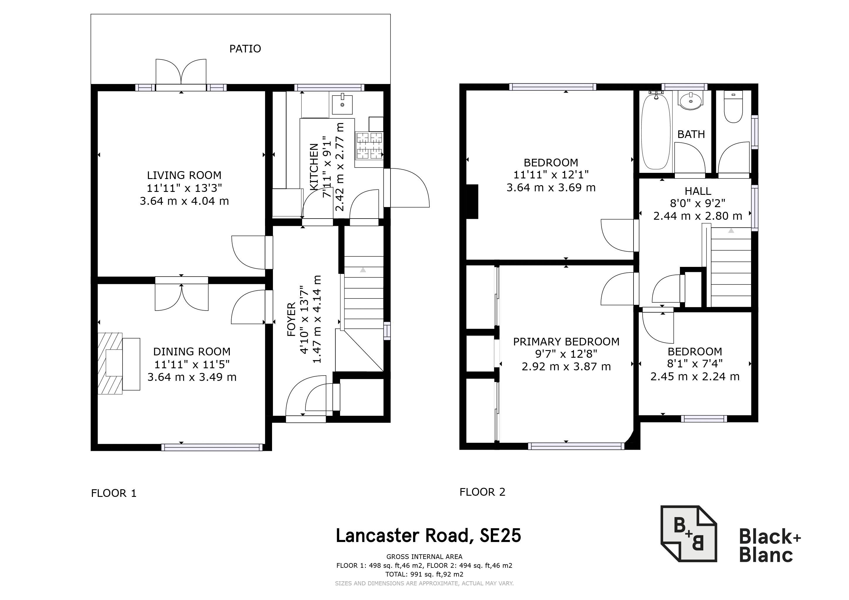 3 bed house to rent in Lancaster Road, London - Property Floorplan