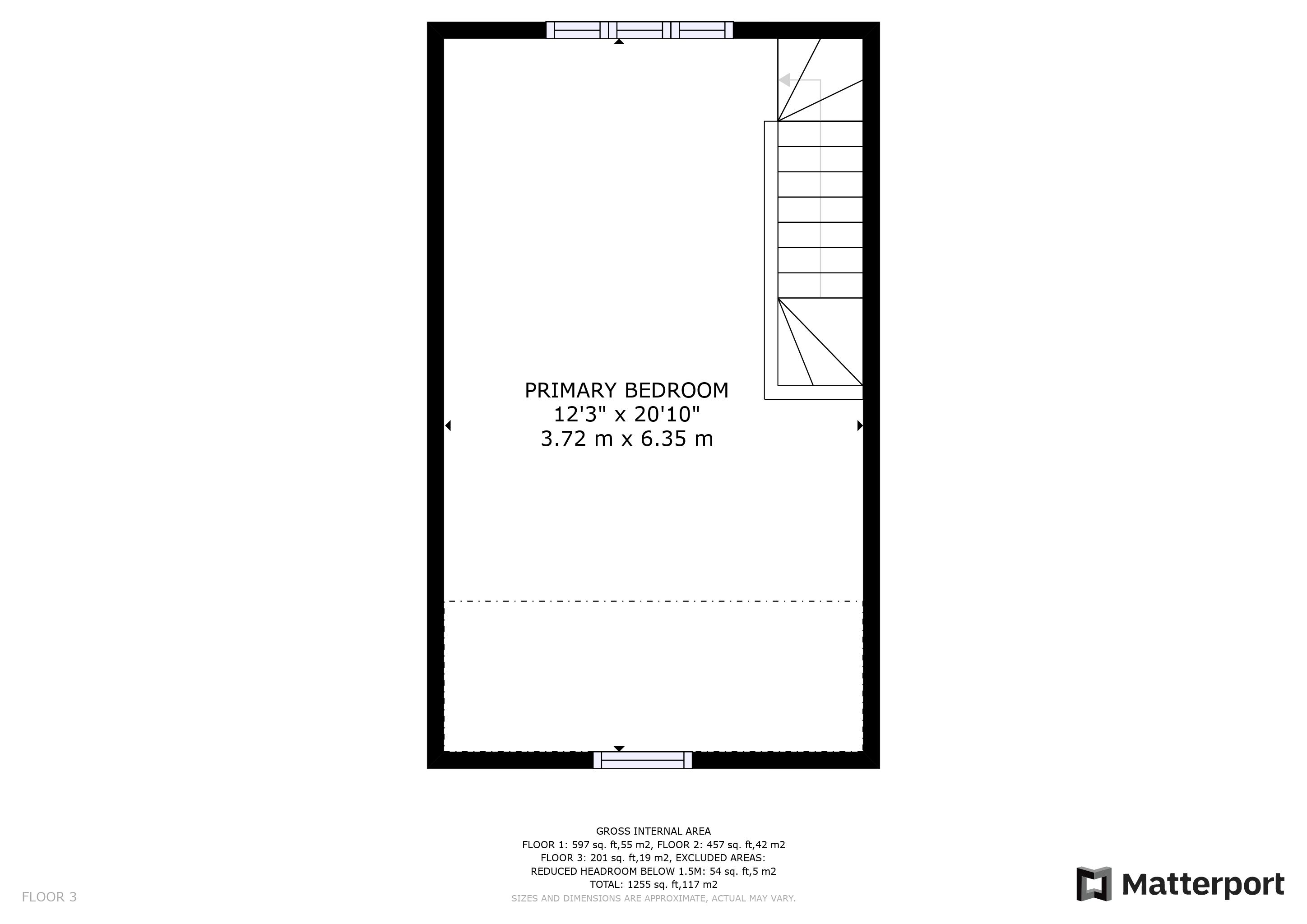 3 bed house for sale in Exeter Road, Croydon - Property Floorplan