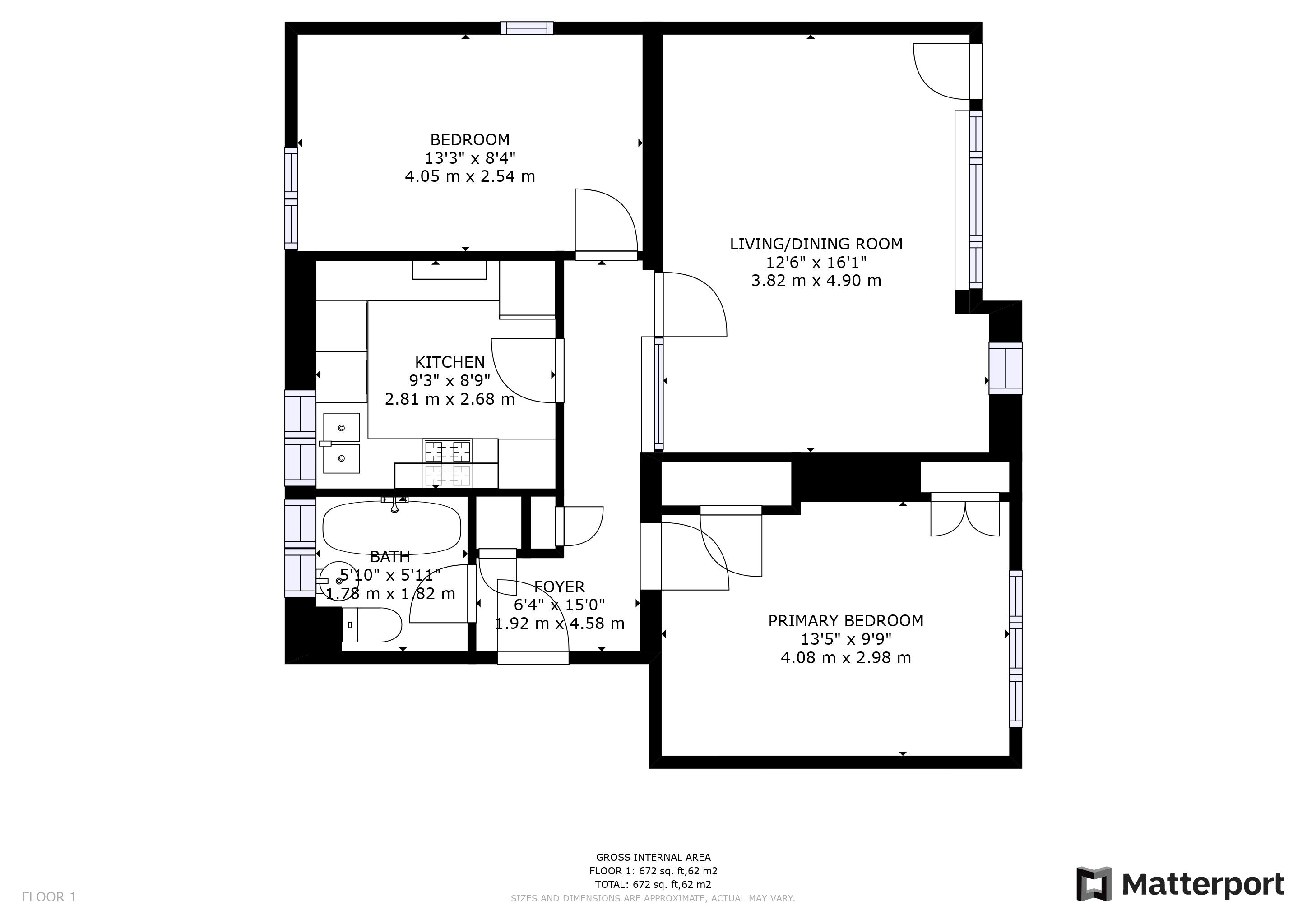 2 bed apartment for sale in Selhurst Place, London - Property Floorplan