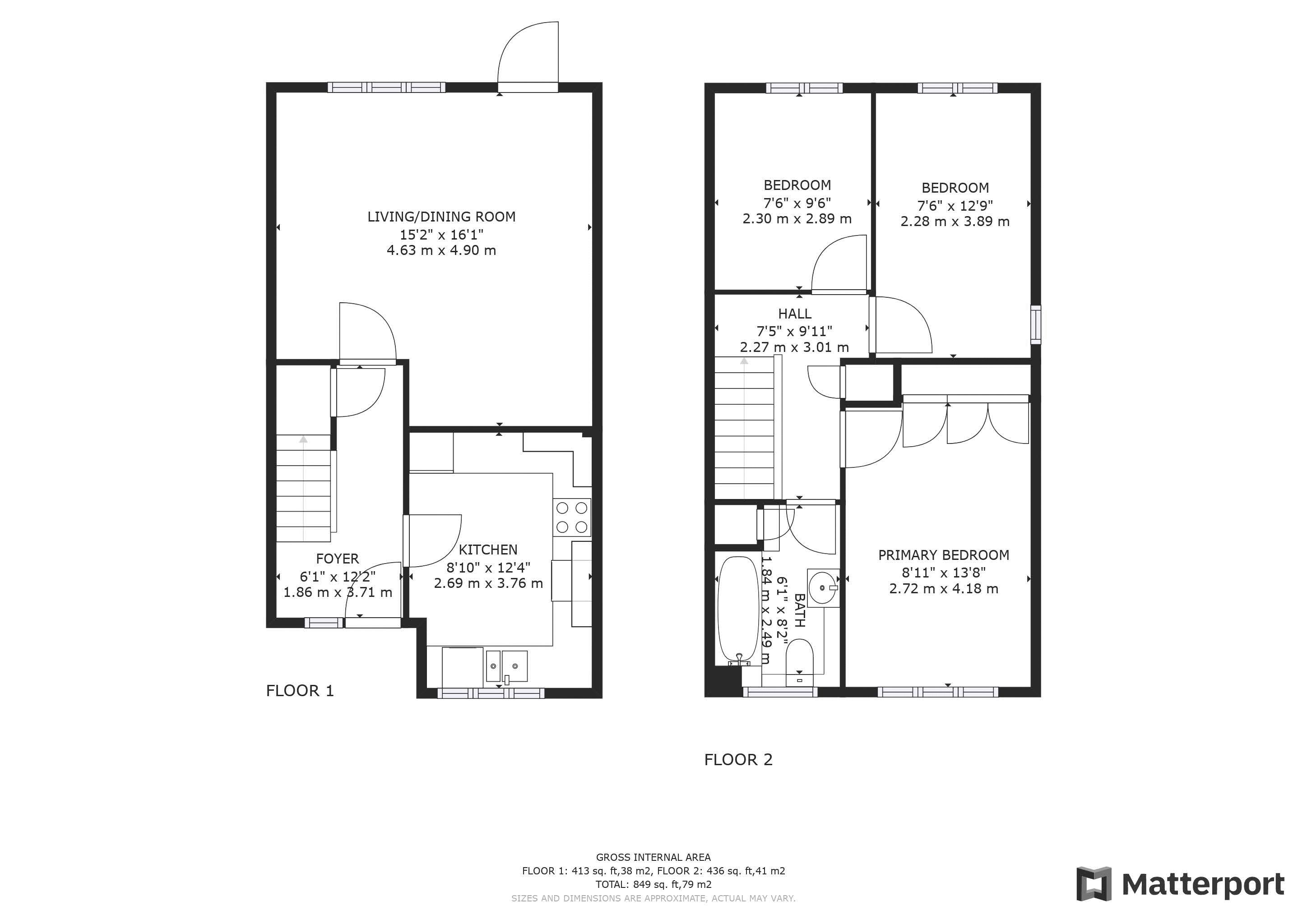 3 bed house for sale in Canal Walk, Croydon - Property Floorplan