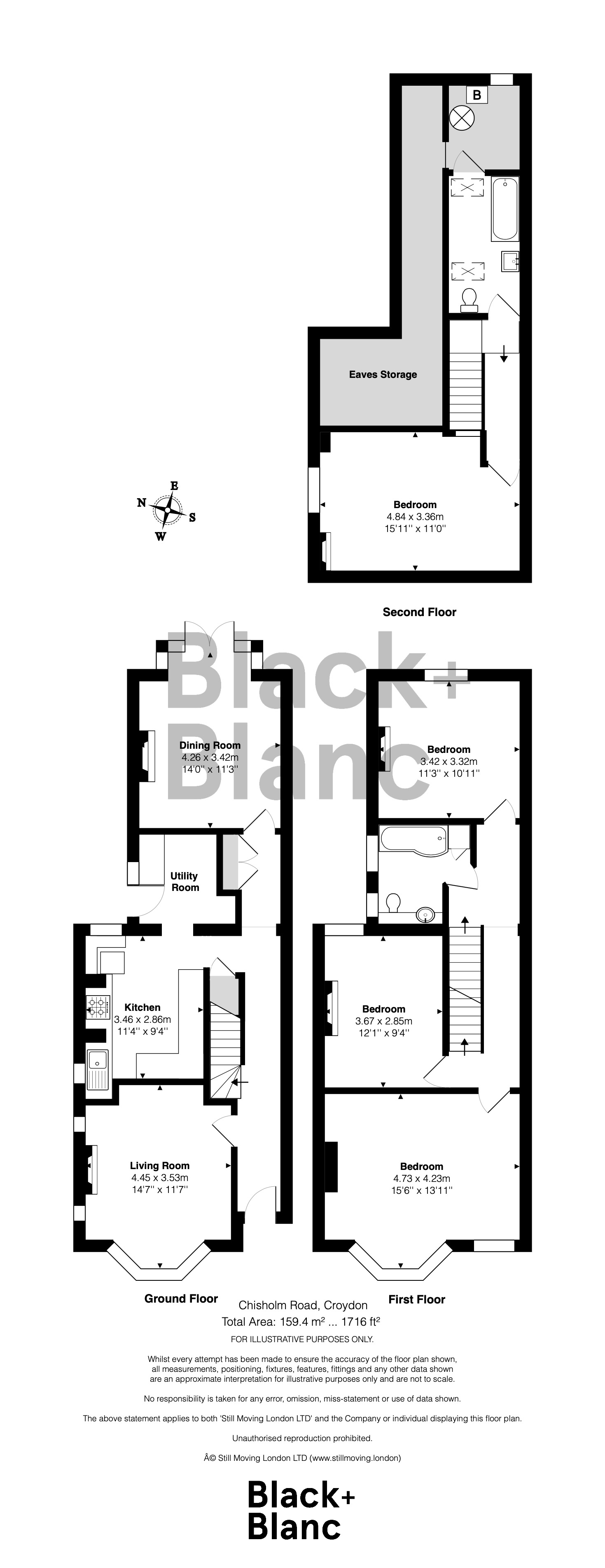4 bed house for sale in Chisholm Road - Property Floorplan