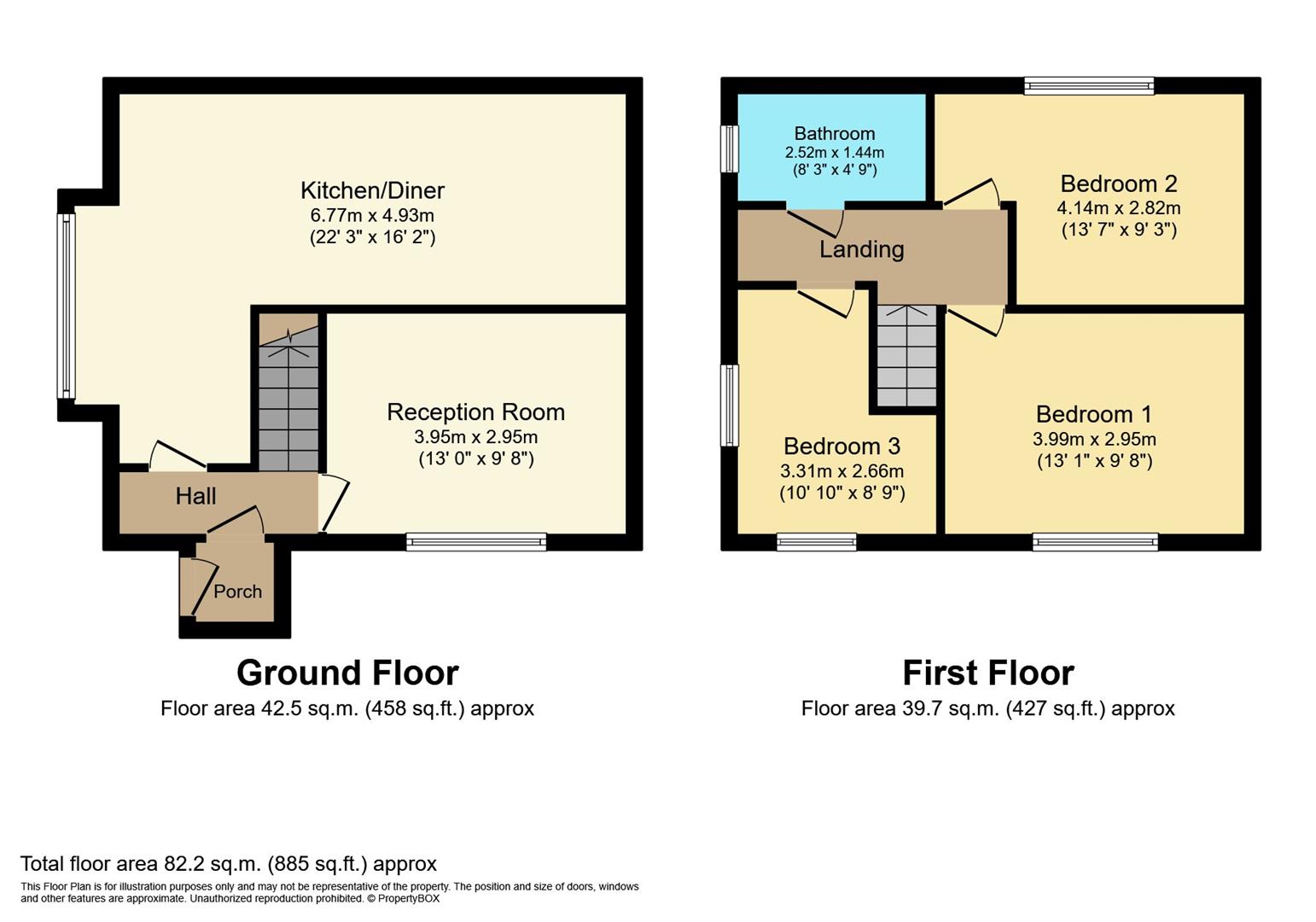 3 bed semi-detached house for sale in Roberts Avenue, Doncaster - Property Floorplan