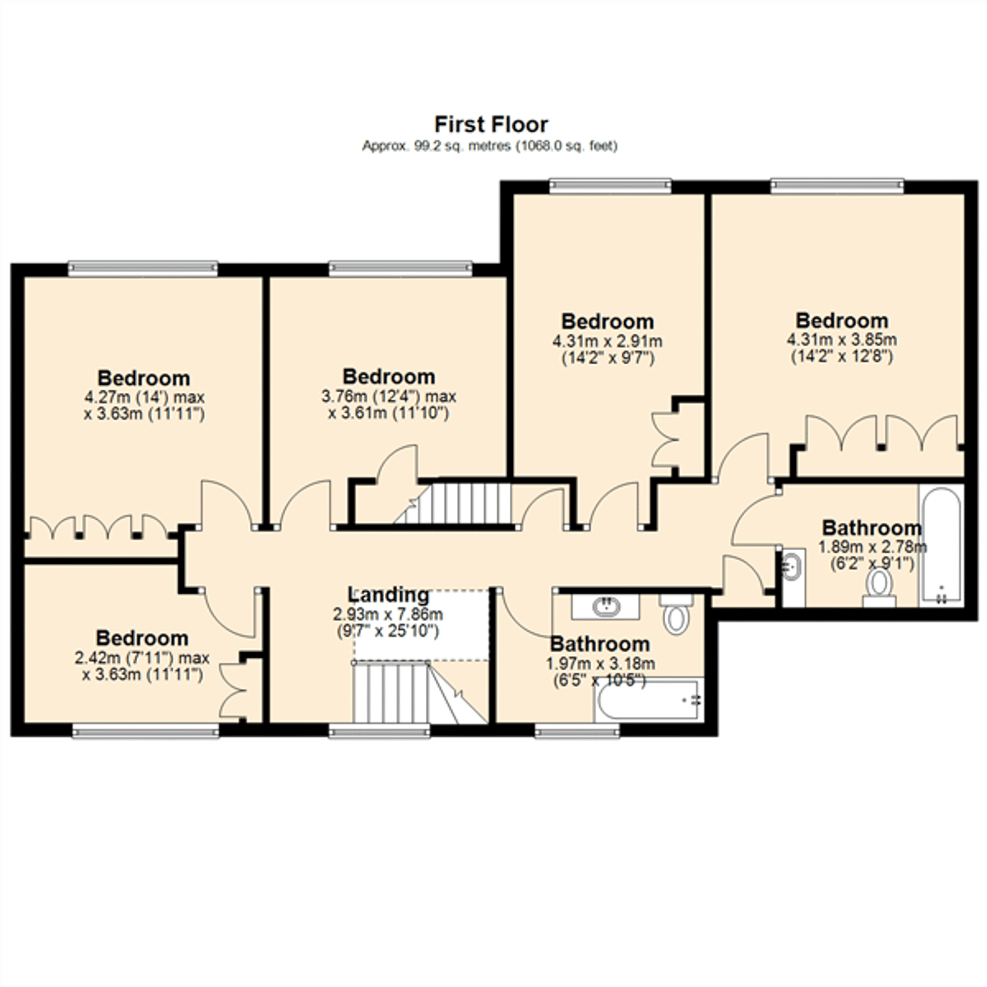 5 bed house for sale in Newstead Avenue, Leicester - Property floorplan