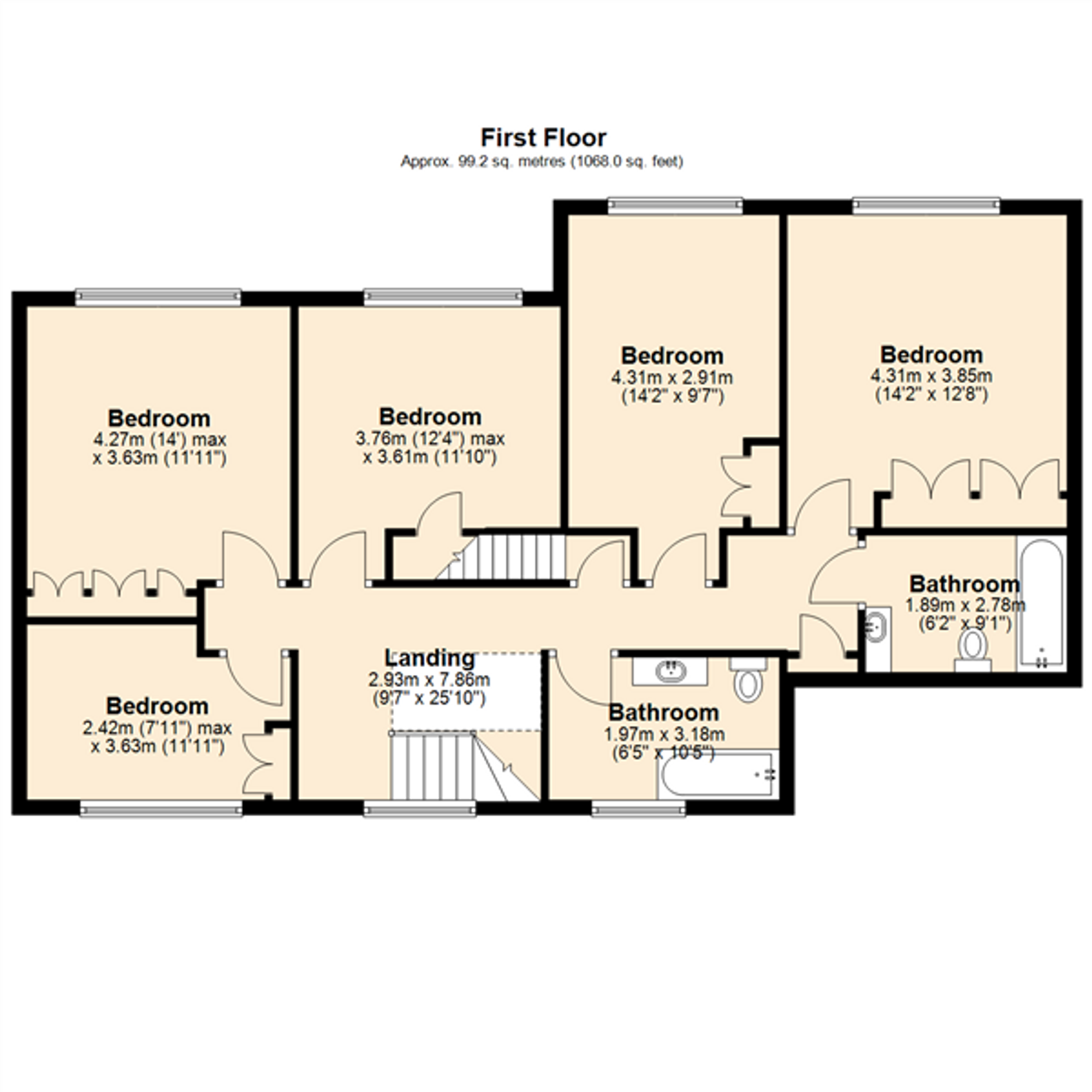 5 bed detached house for sale in Newstead Avenue, Leicester - Property floorplan