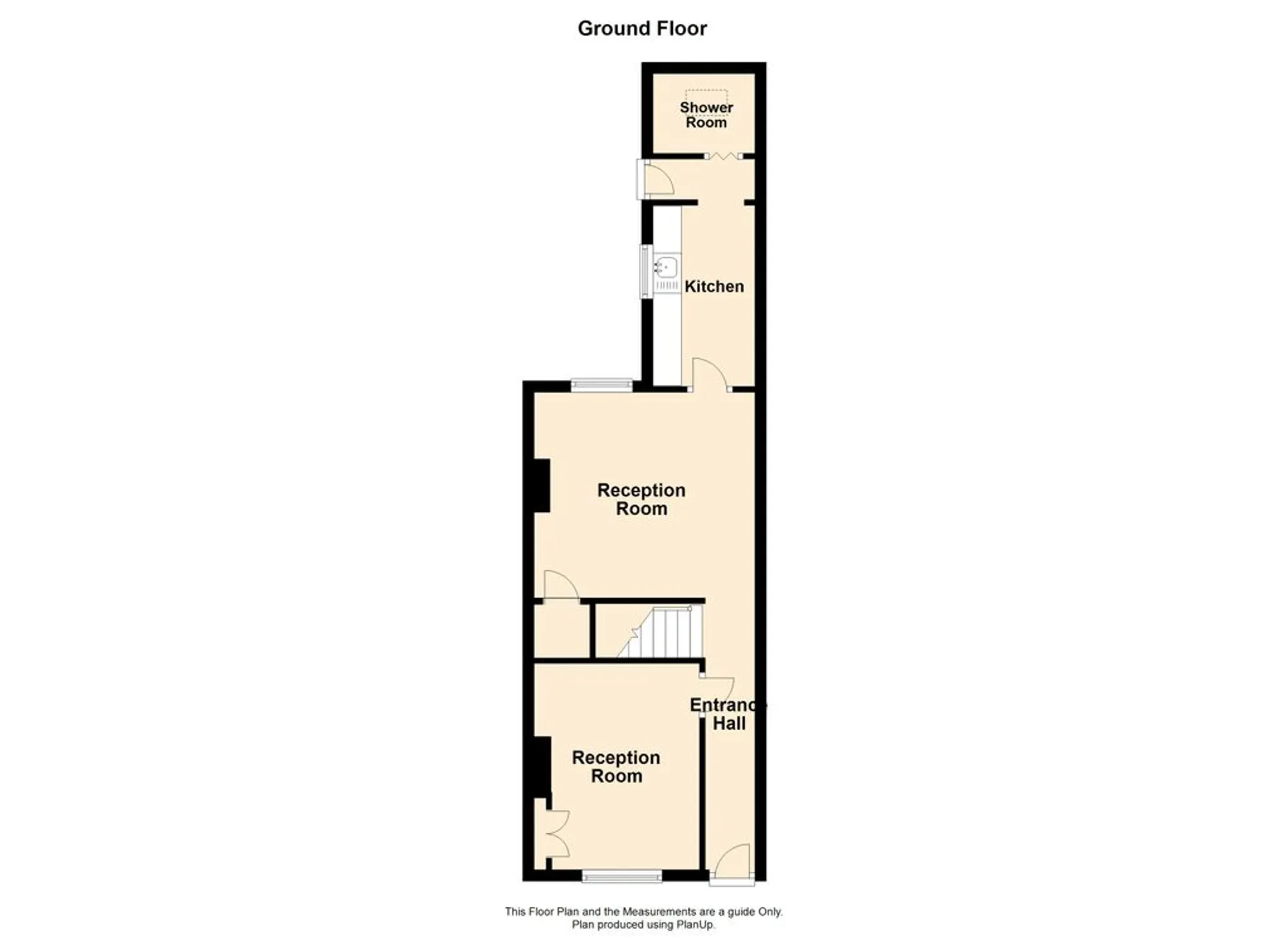 2 bed end of terrace house for sale in Montague Road, Leicester - Property floorplan