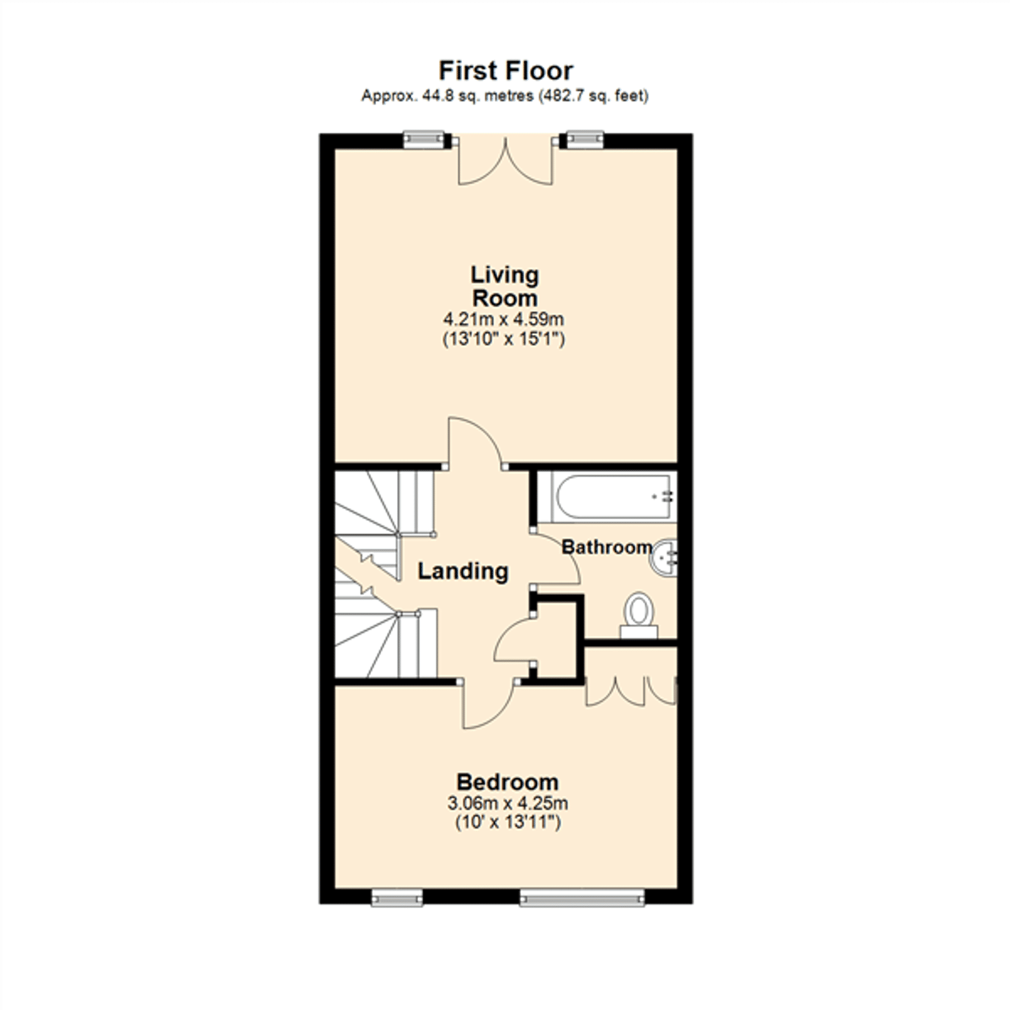 4 bed house for sale in Stanley Road, Leicester - Property floorplan