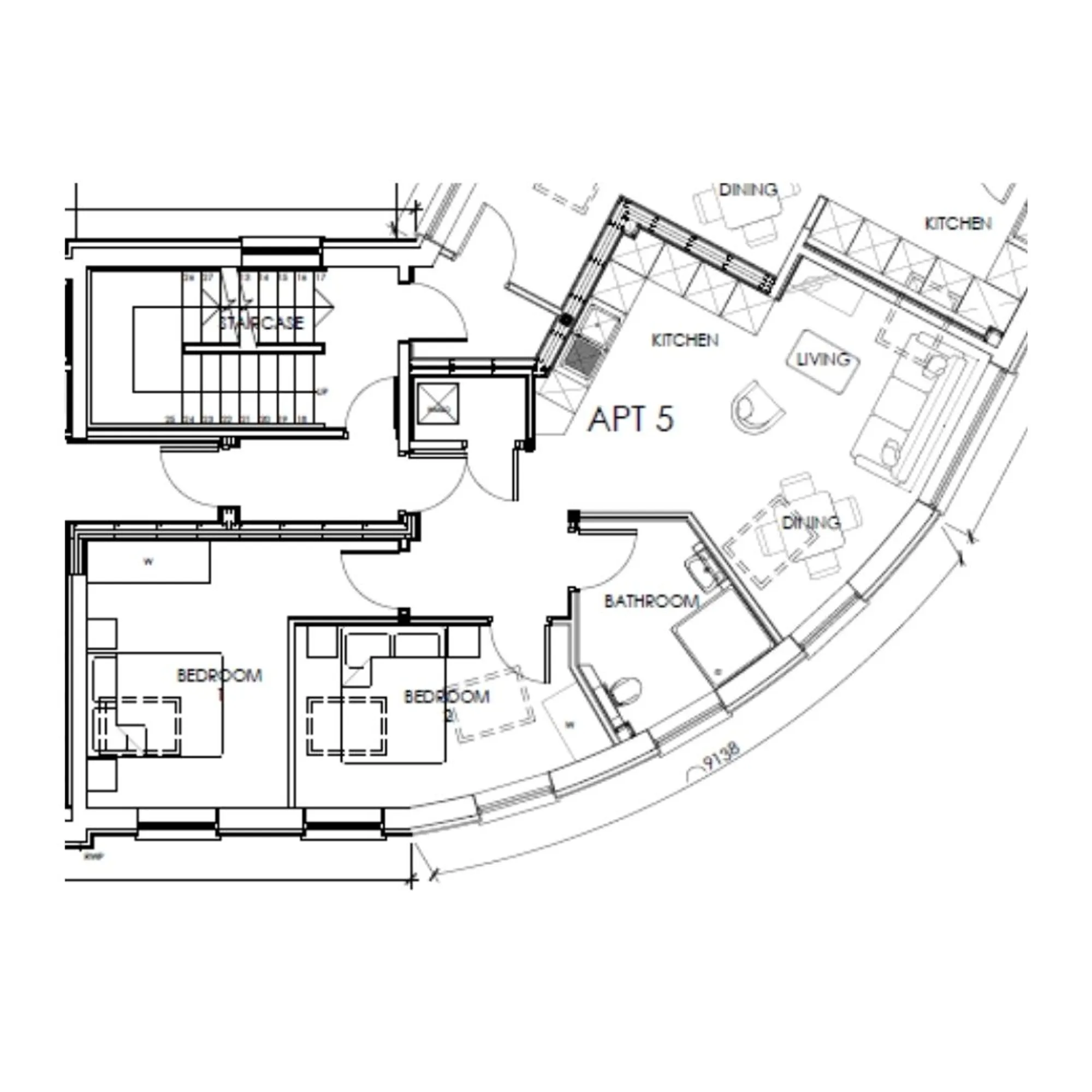 2 bed apartment to rent in Houlditch Road, Leicester - Property floorplan