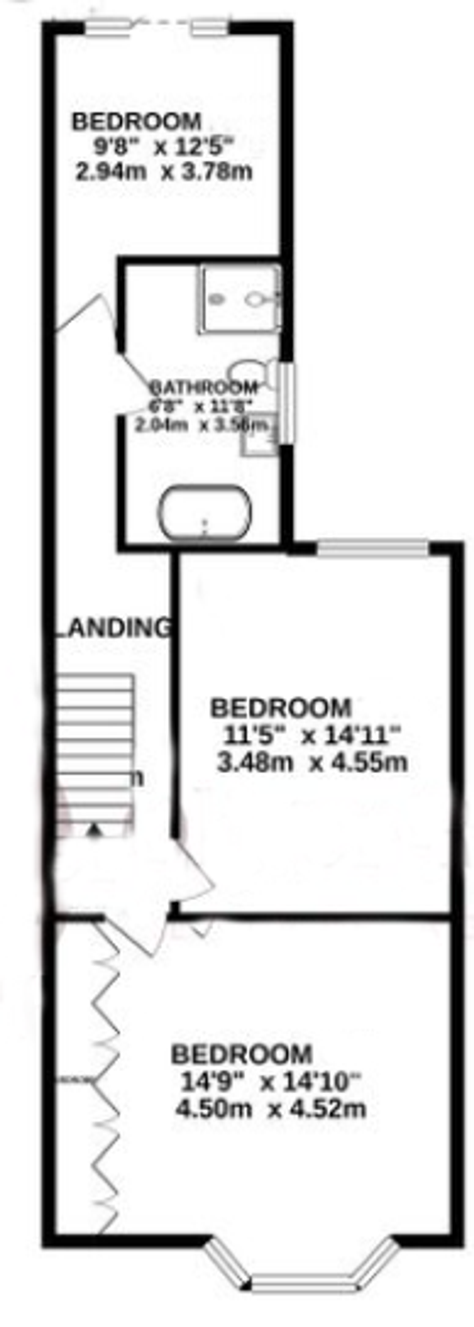 5 bed mid-terraced house for sale in Westcotes Drive, Leicester - Property floorplan
