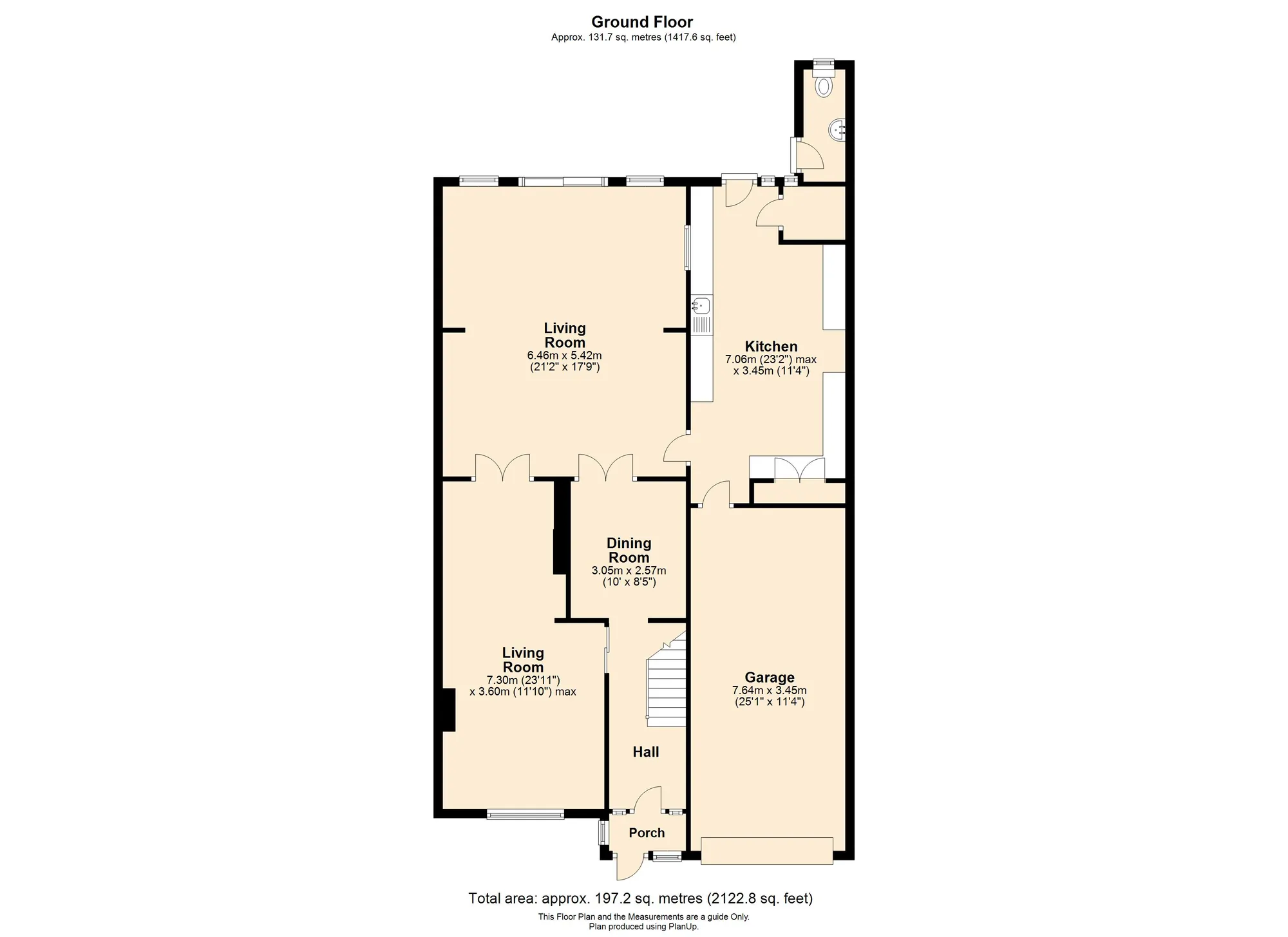 5 bed semi-detached house for sale in Dove Rise, Leicester - Property floorplan