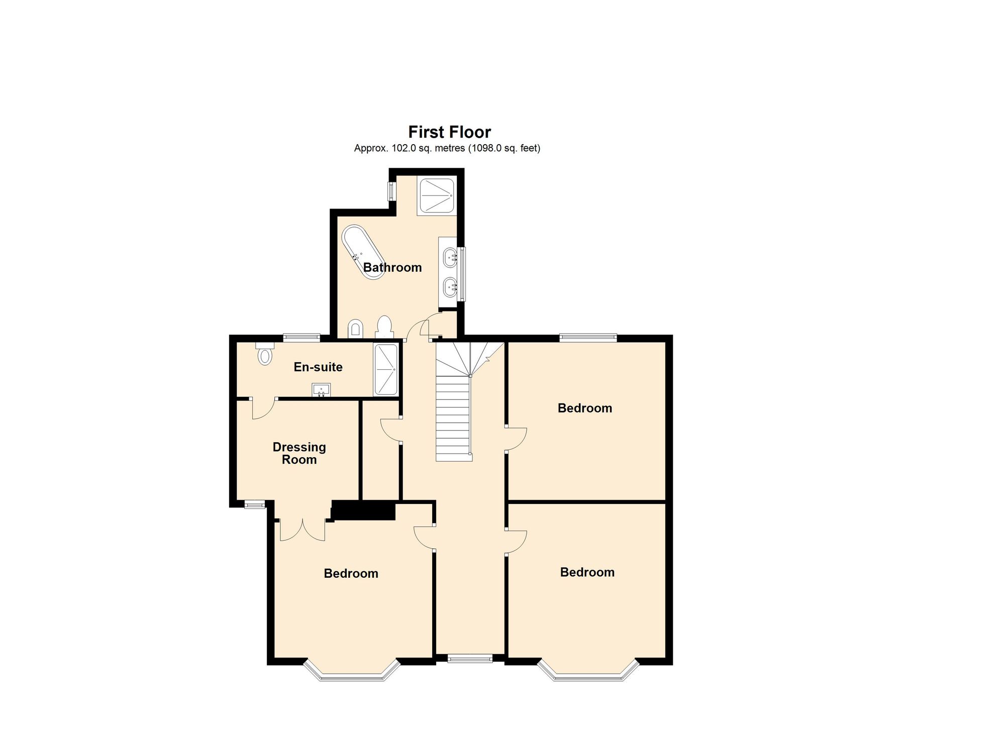 6 bed house for sale in Springfield Road, Leicester - Property floorplan