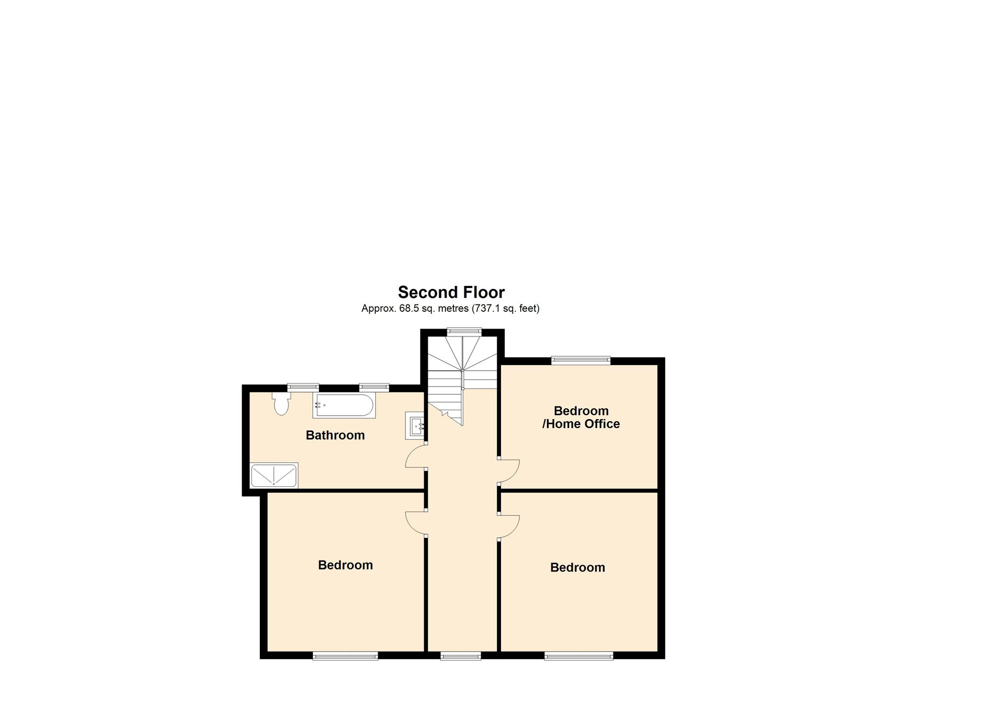 6 bed house for sale in Springfield Road, Leicester - Property floorplan