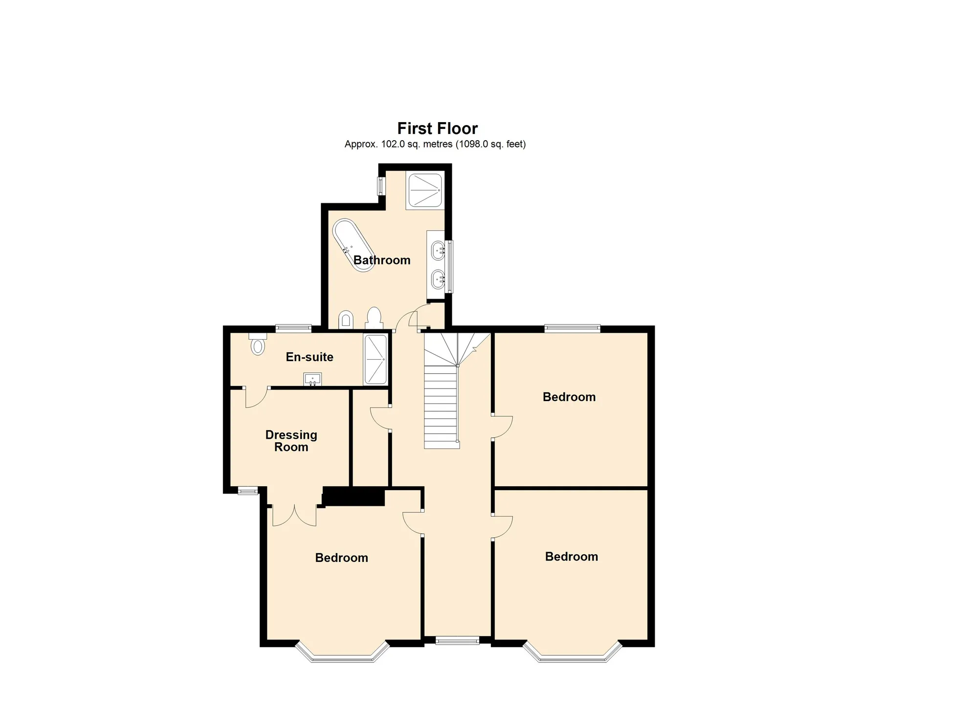 6 bed detached house for sale in Springfield Road, Leicester - Property floorplan