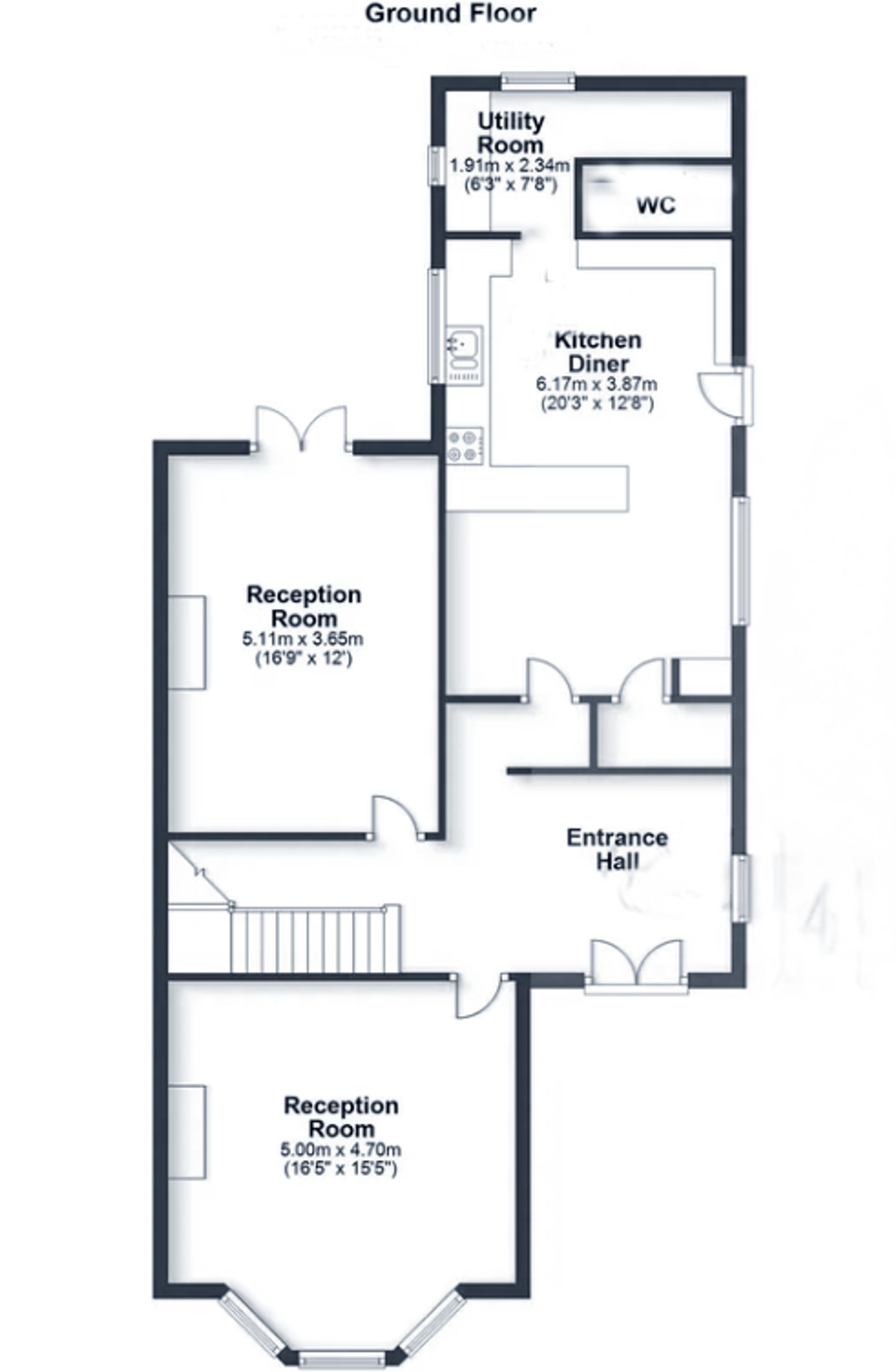 4 bed house for sale in Stoughton Drive North, Leicester - Property floorplan